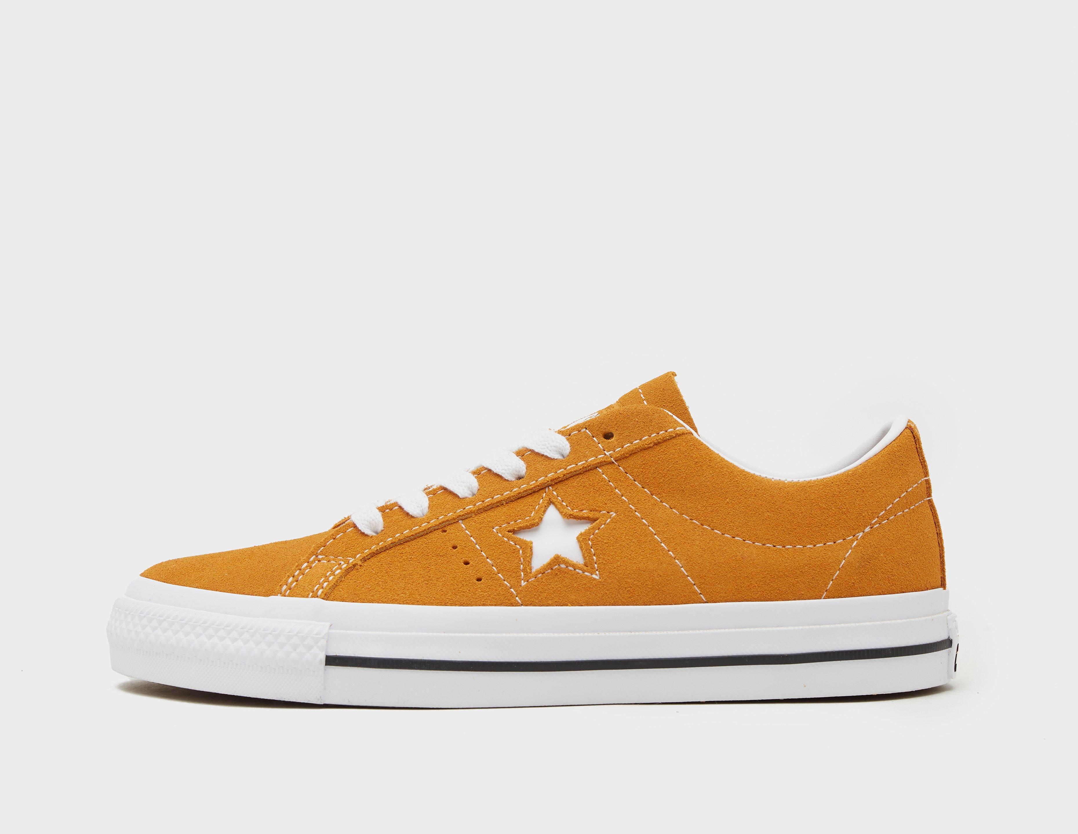 Converse one 2025 star suede orange