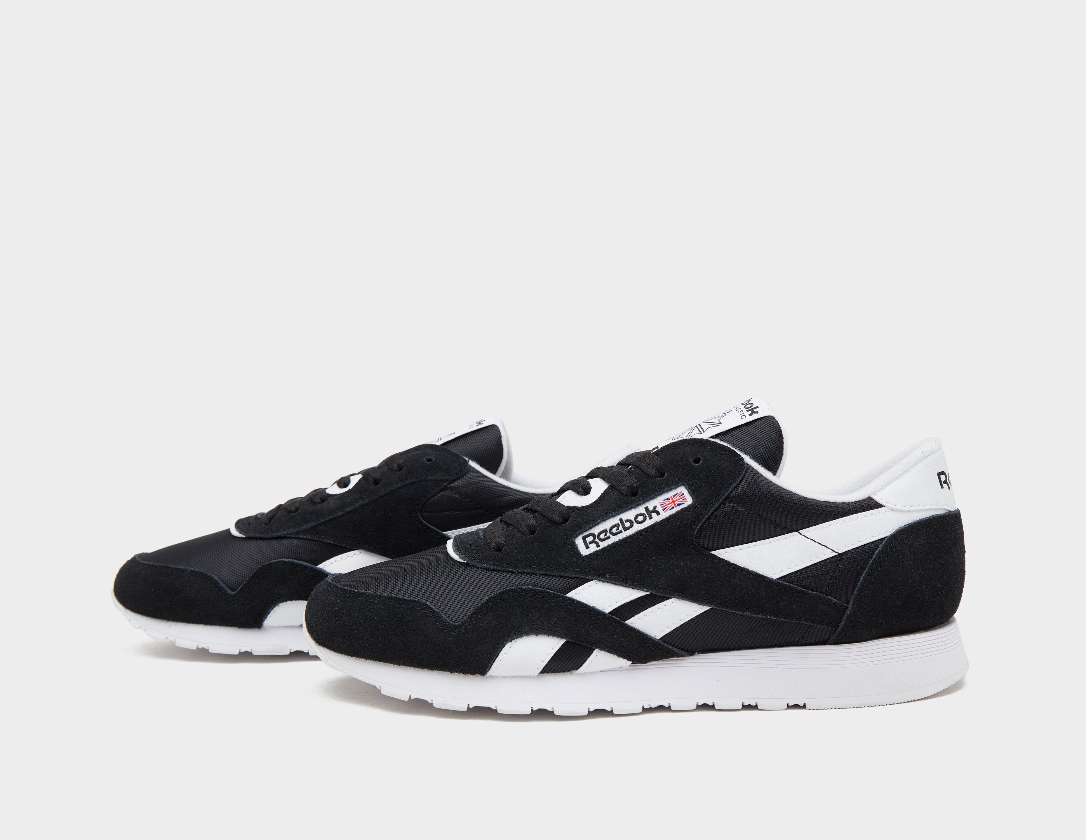 Black Reebok Classic Nylon size