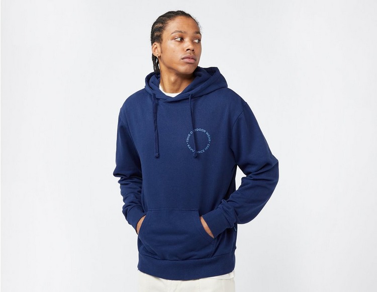 Blue Kavu | DKNY Logo Hoodie Dunkelgraues Sweatshirt Breaker Jersey aus mit | Healthdesign