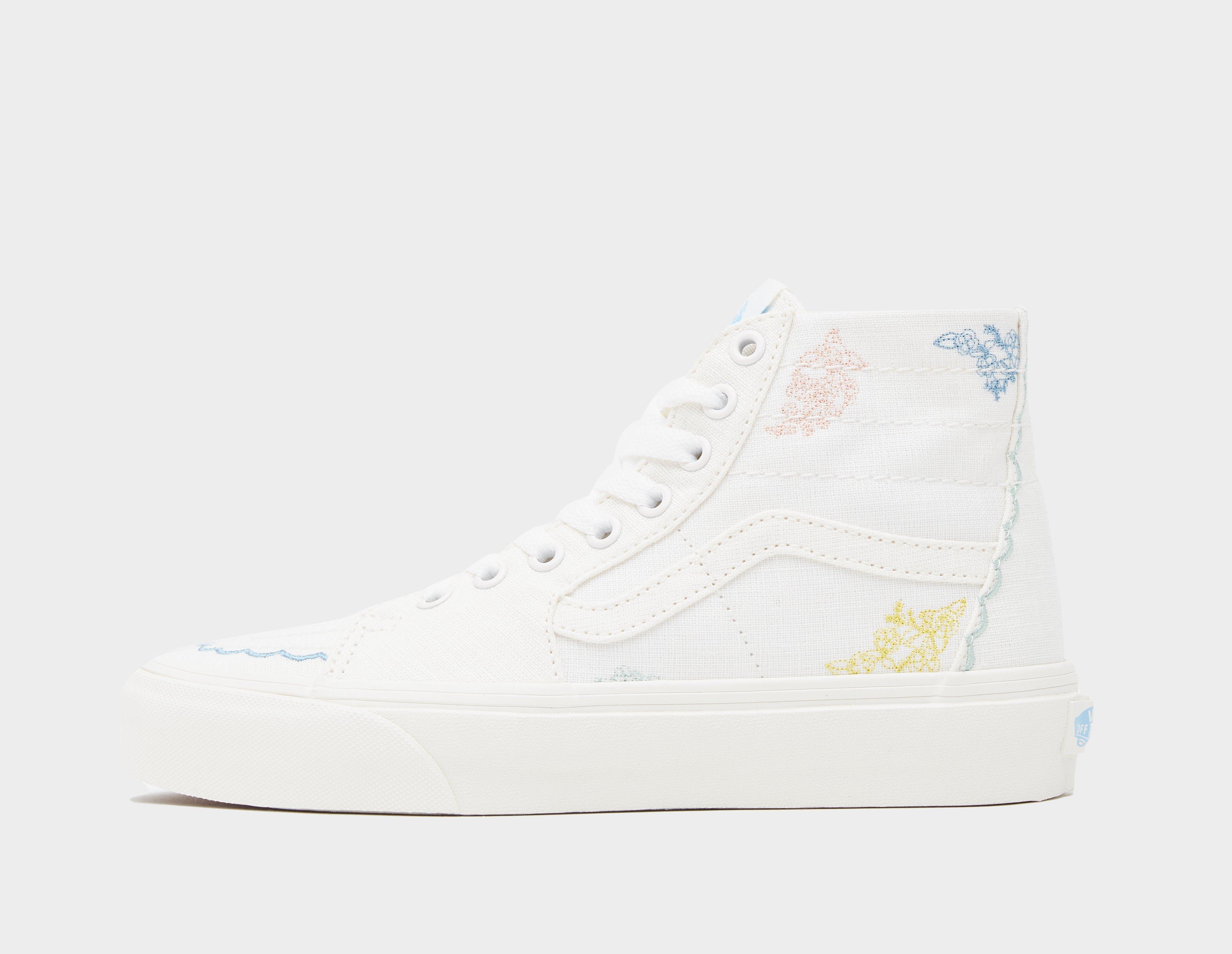 Sk8 hi vans sales white womens