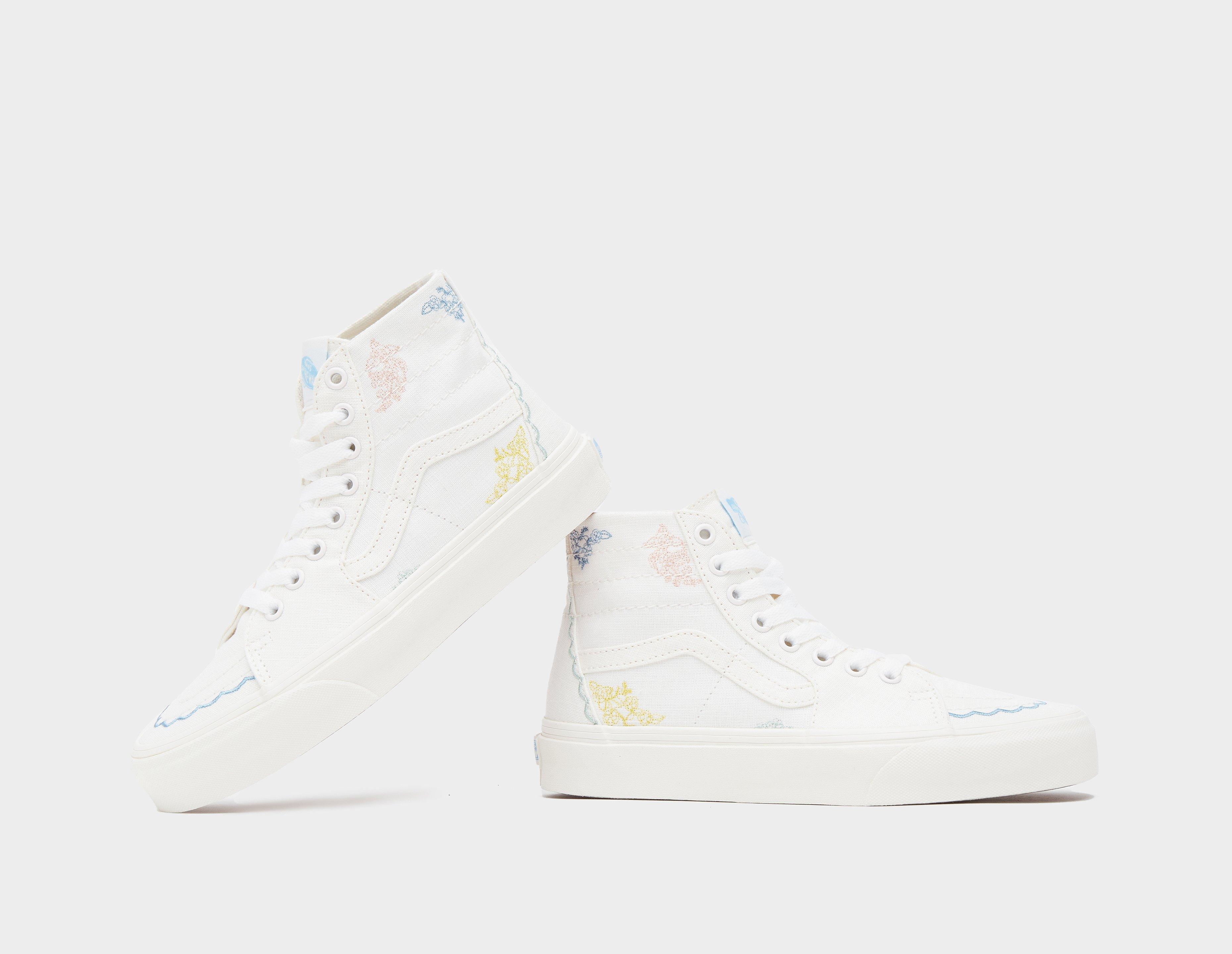 Vans sk8 high on sale white