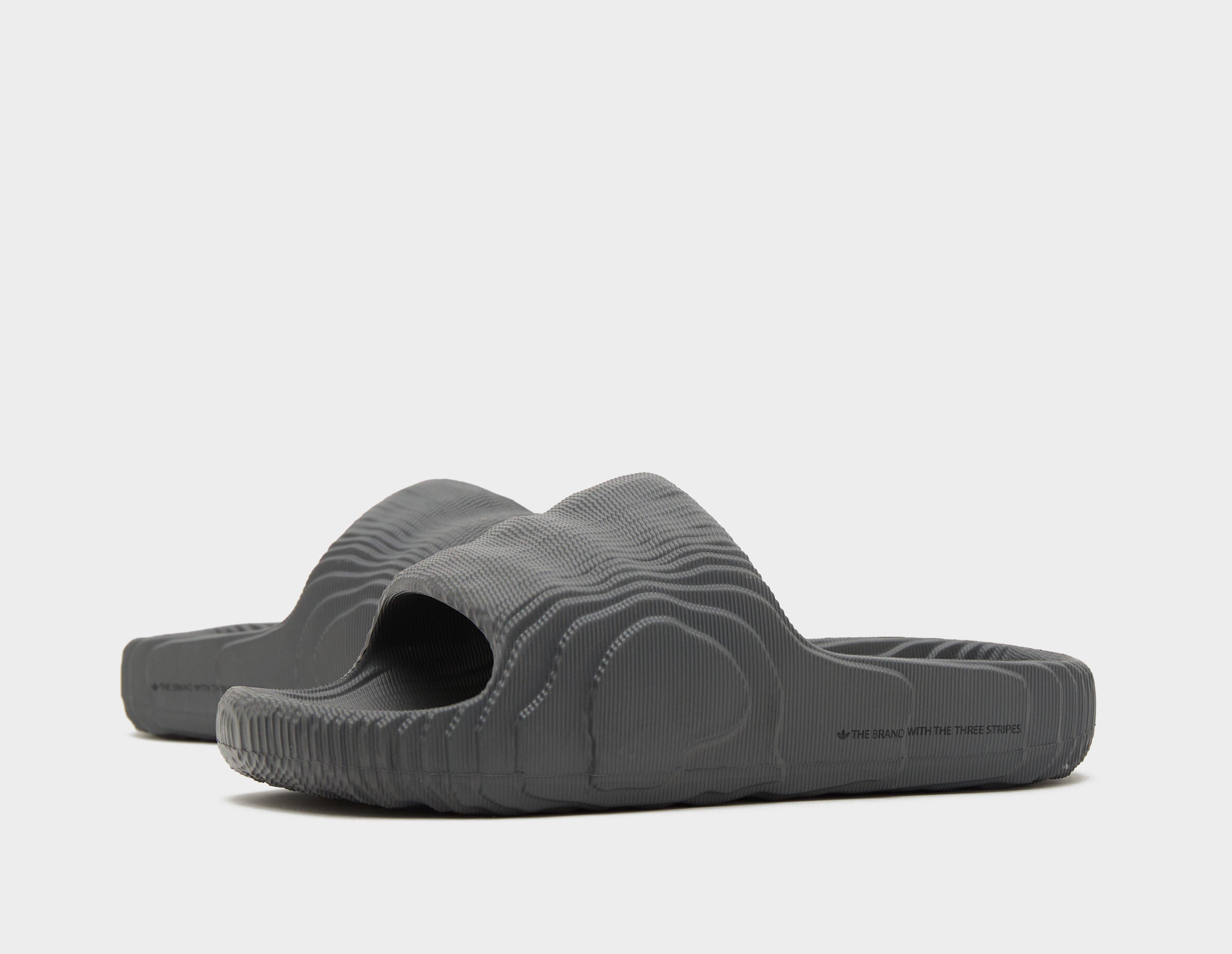 Adidas hotsell grey slides