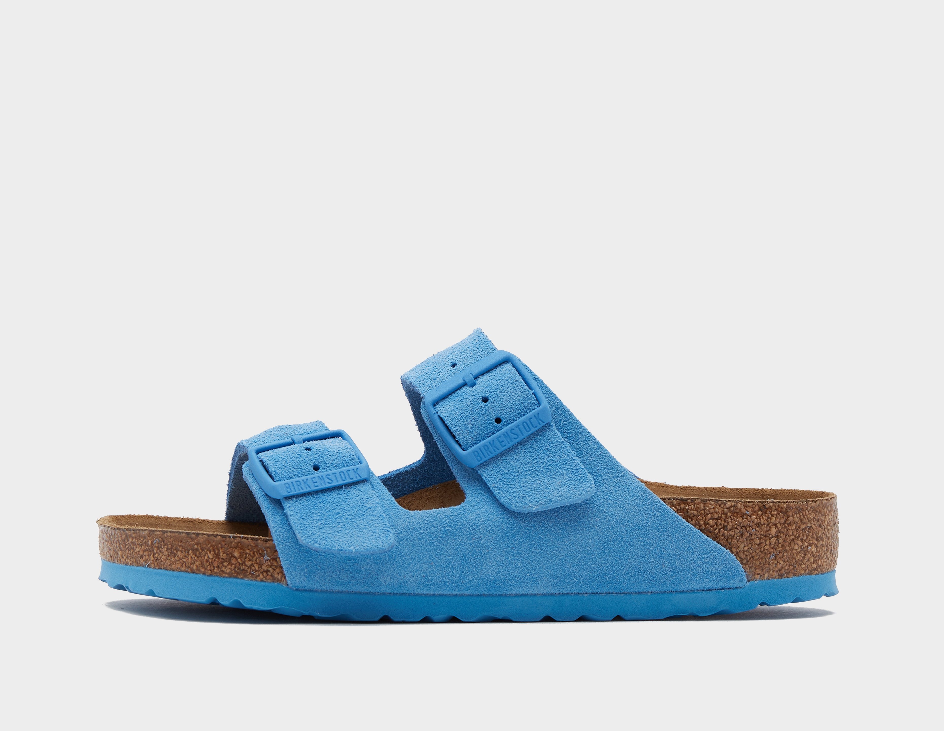 Blue suede birkenstocks sale