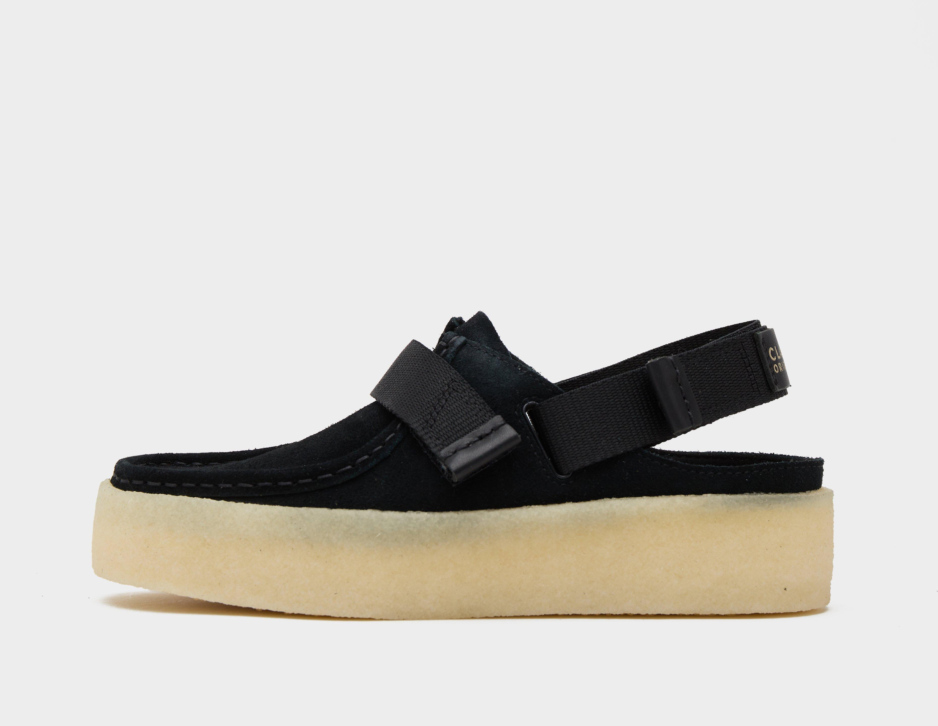 Black Clarks Originals Wallabee Cup Slingback Women's