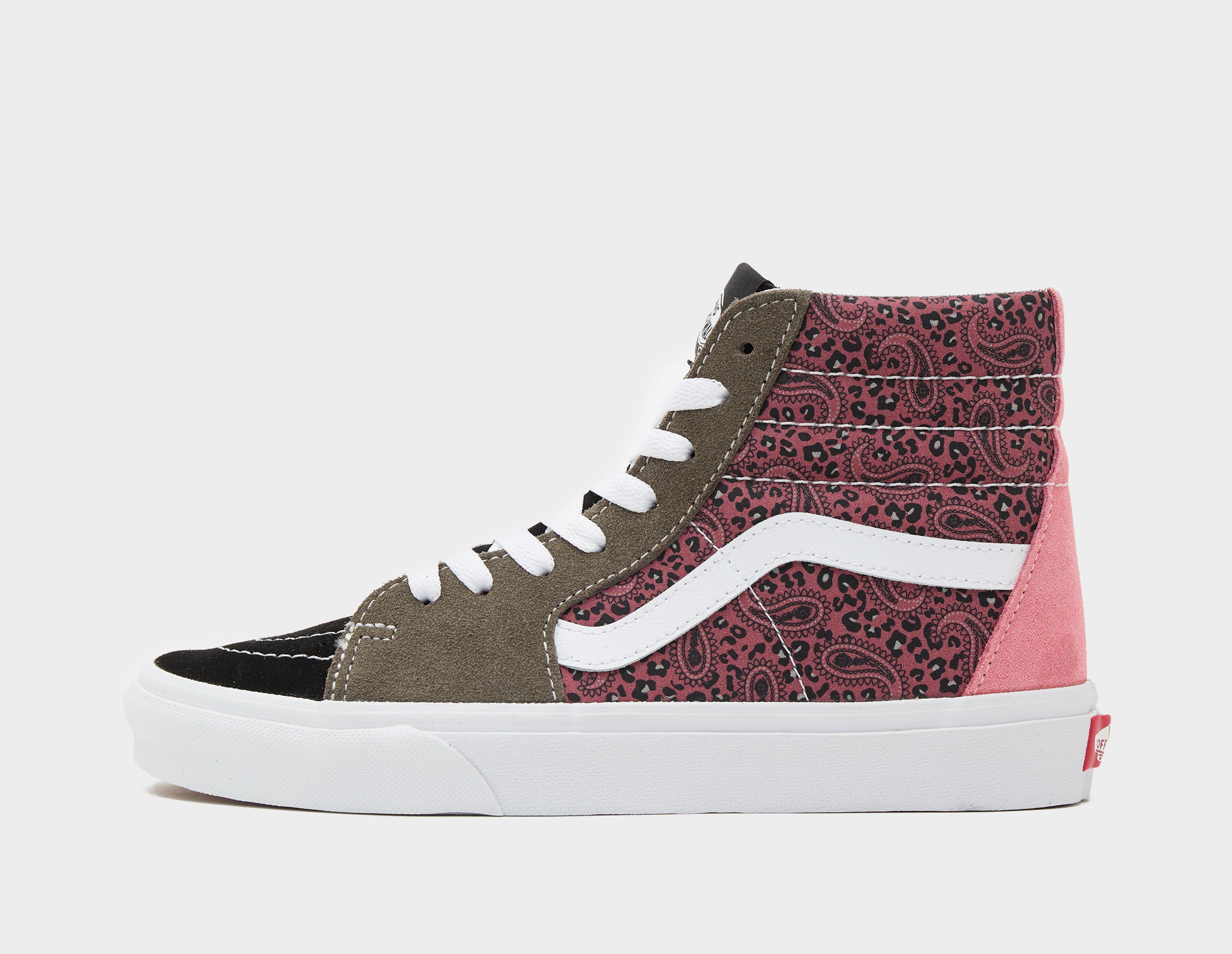 Pink Vans Sk8 Hi Paisley Women s size