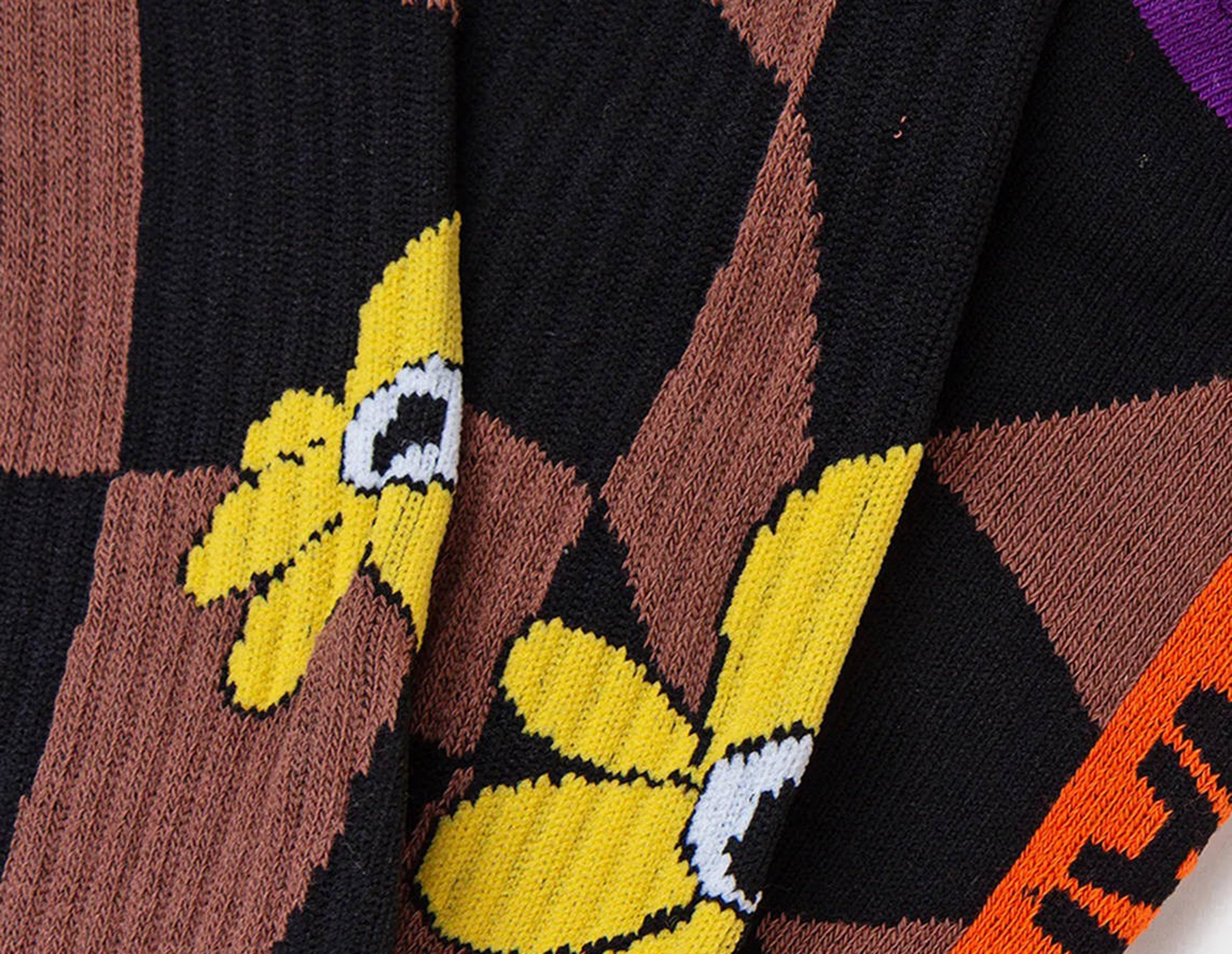 Vans x Perks & Mini Spiral Checker Crew Socks