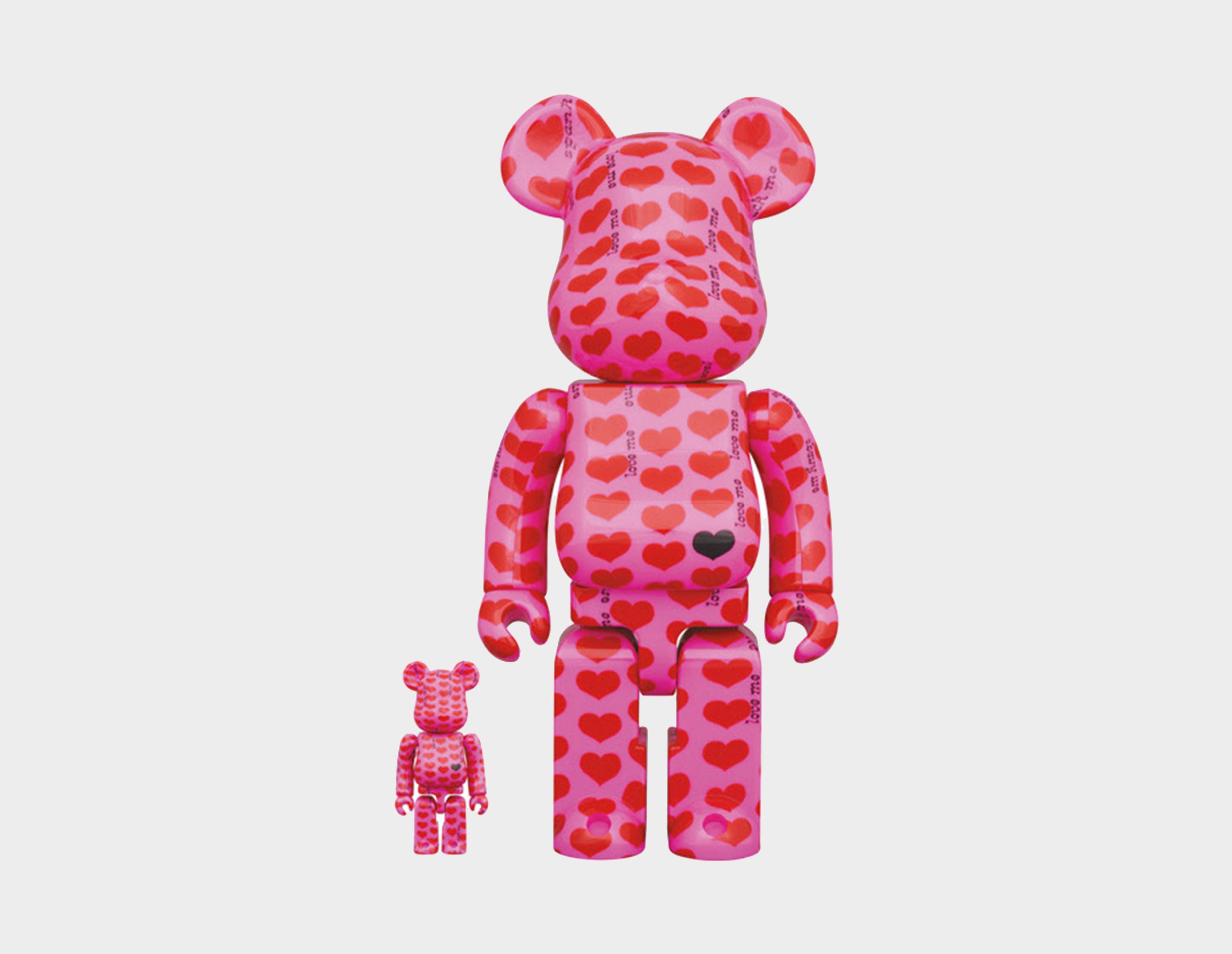 超爆安 BE@RBRICK Pink Pink Heart Memorial 100％ Medicom Amplifier