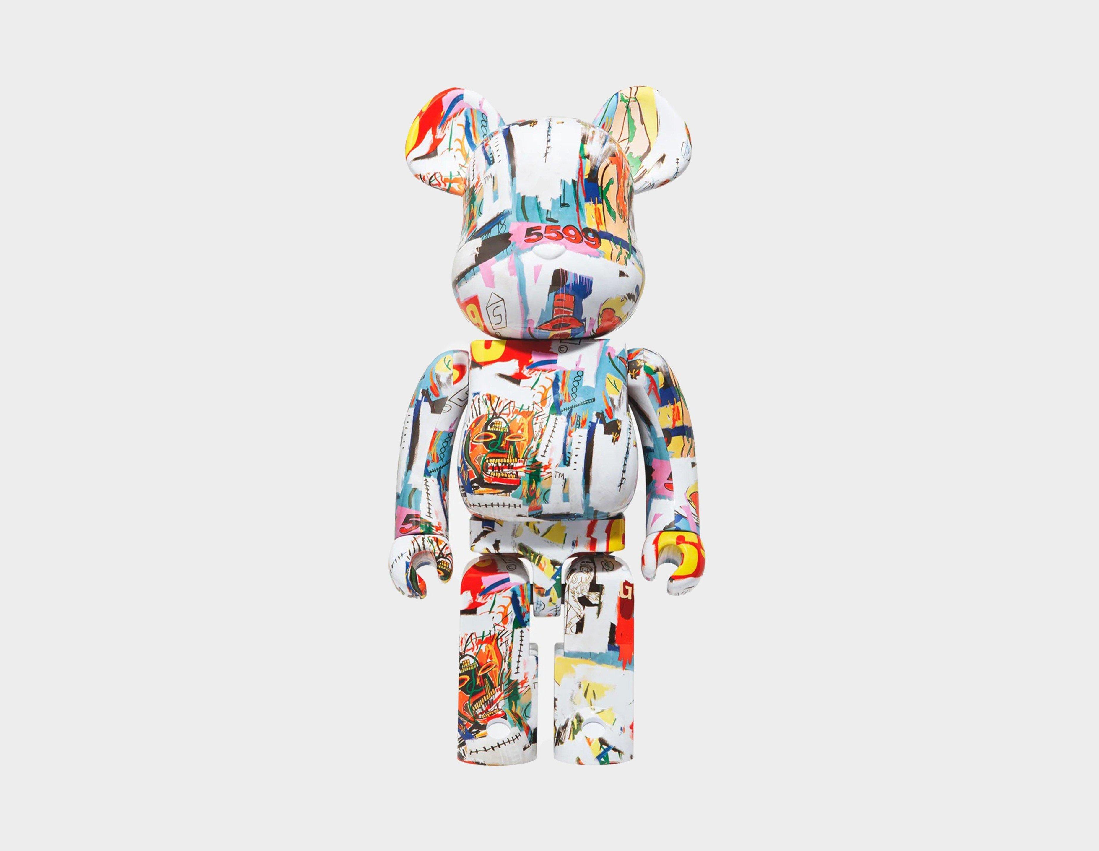 White Medicom BE@RBRICK Andy Warhol x Jean-Michel Basquiat 400% | size?