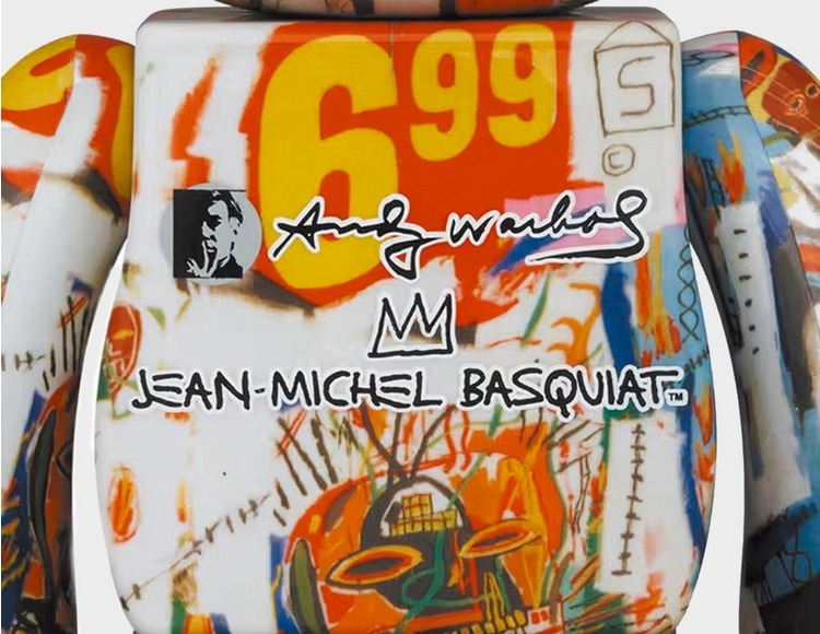 Medicom BE@RBRICK Andy Warhol x Jean-Michel Basquiat 1000%