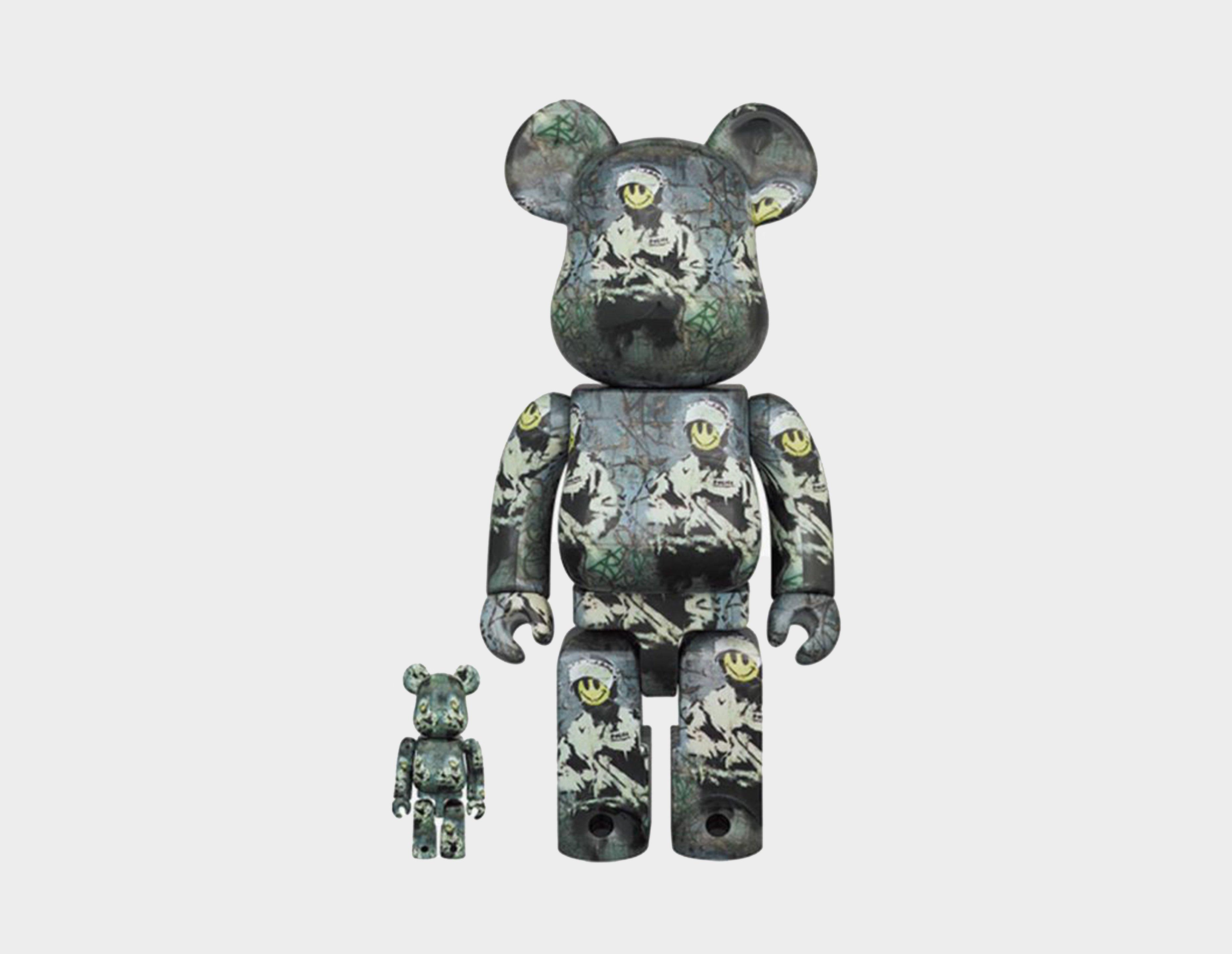 Grey Medicom BE@RBRICK Riot Cop 100% & 400% | Healthdesign?