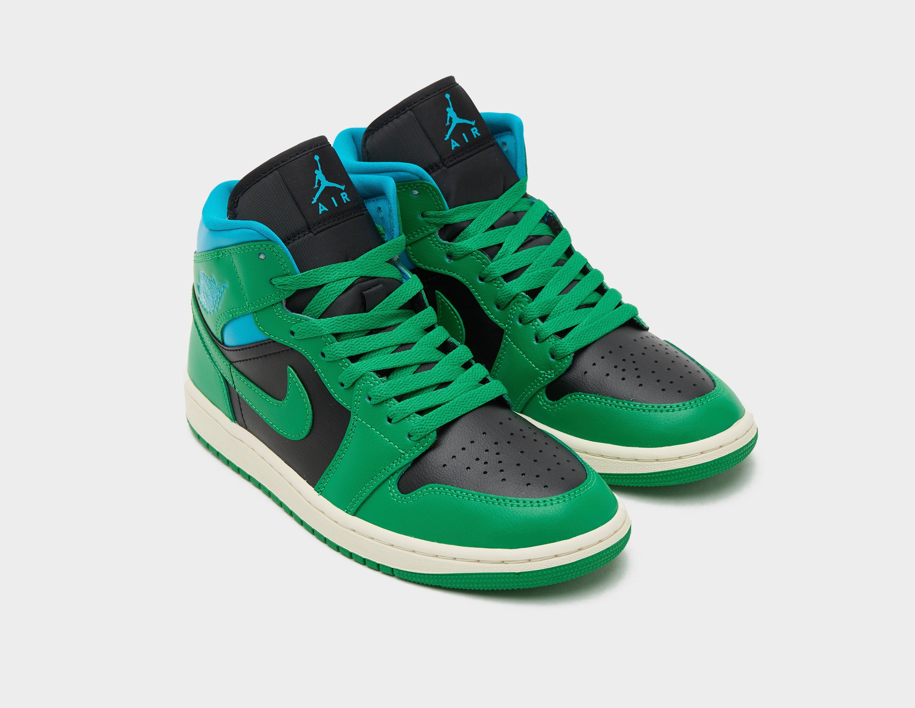 Green Jordan Air 1 Mid | NIKE AIR JORDAN 1 MID SE METALLIC GOLD