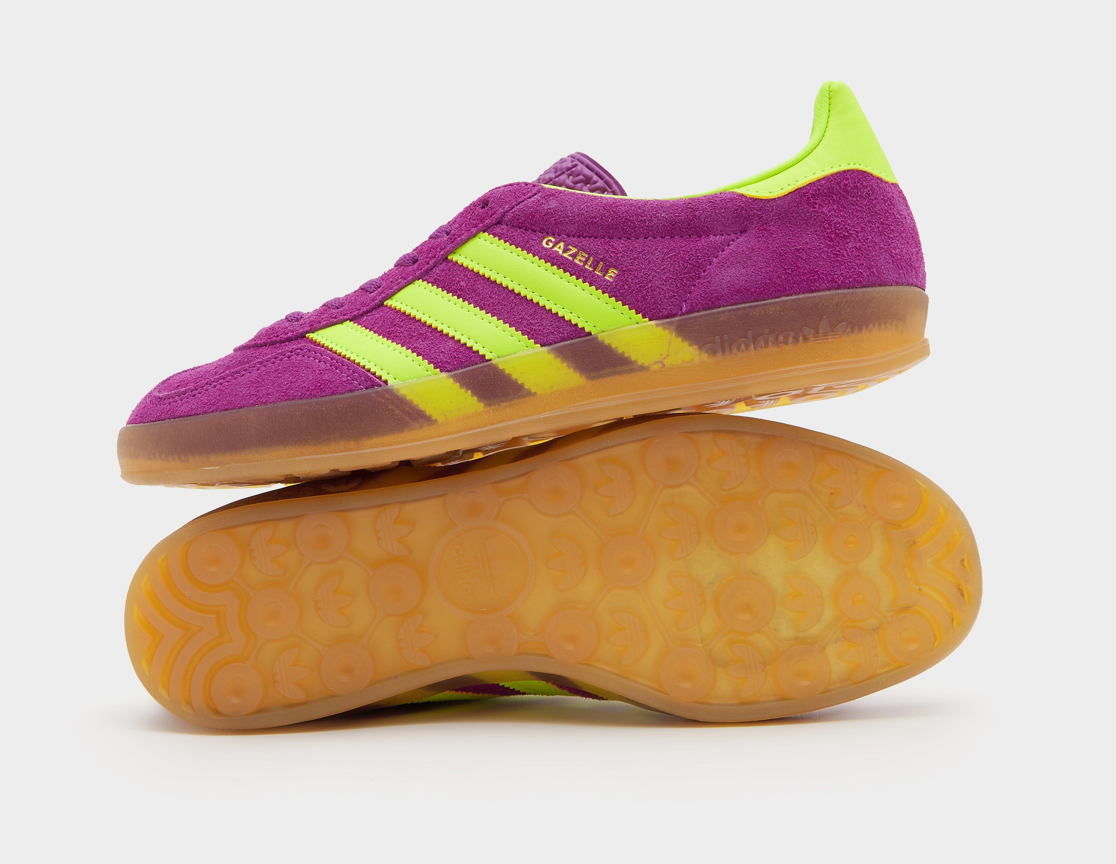 Adidas Gazelle Indoor Trainers - Purple / Yellow