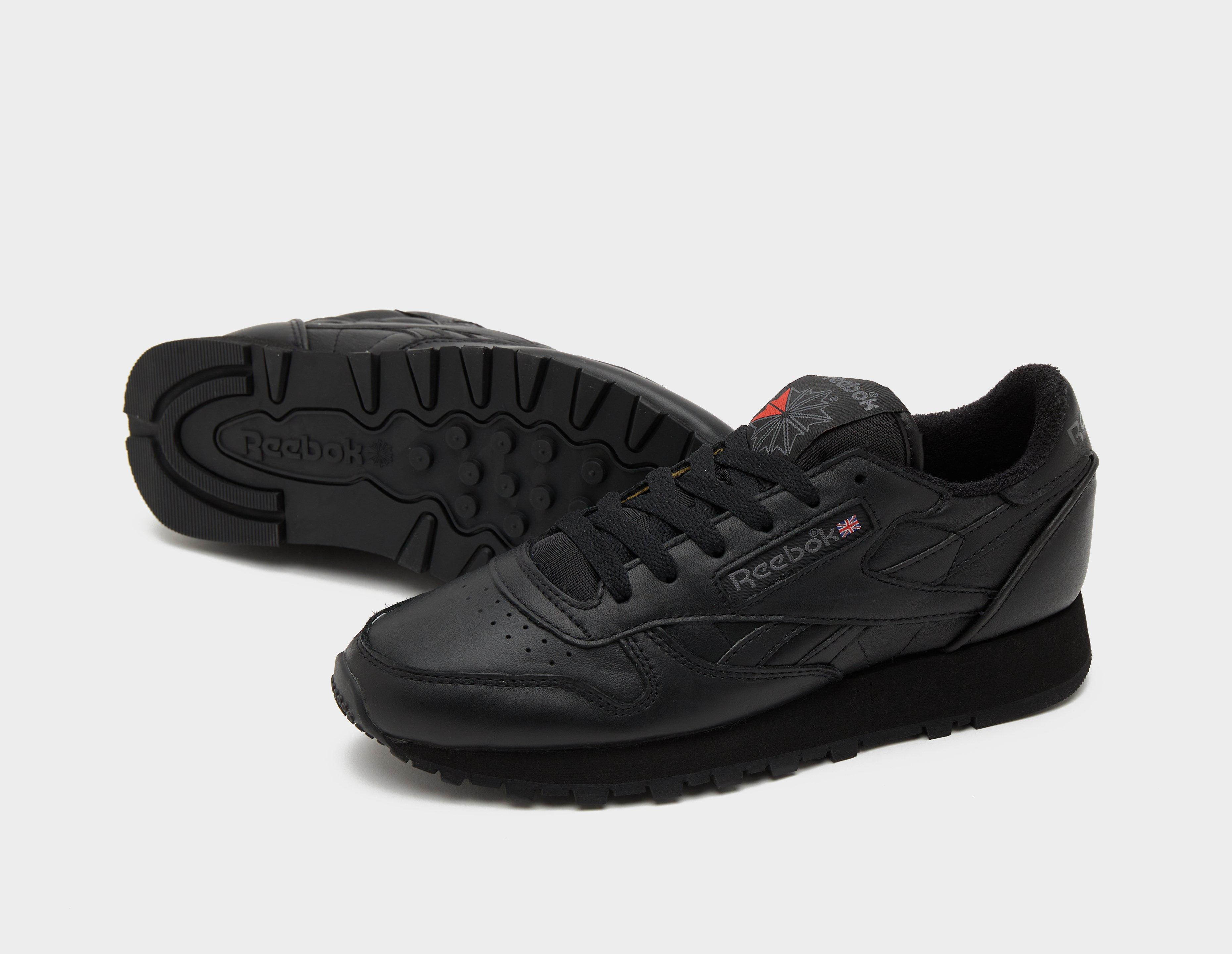 Reebok classic deals leather womens black