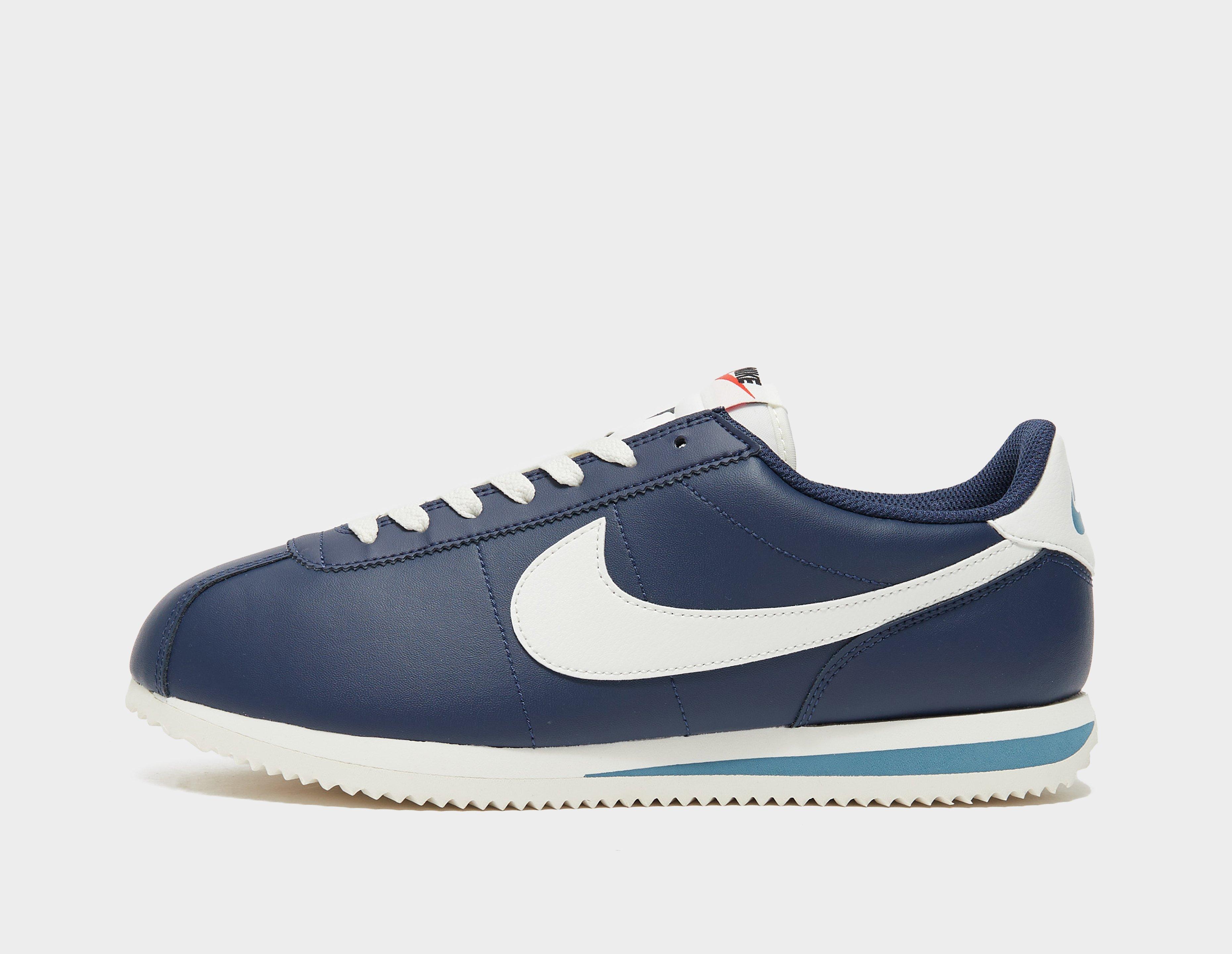 Royal blue nike cortez sale