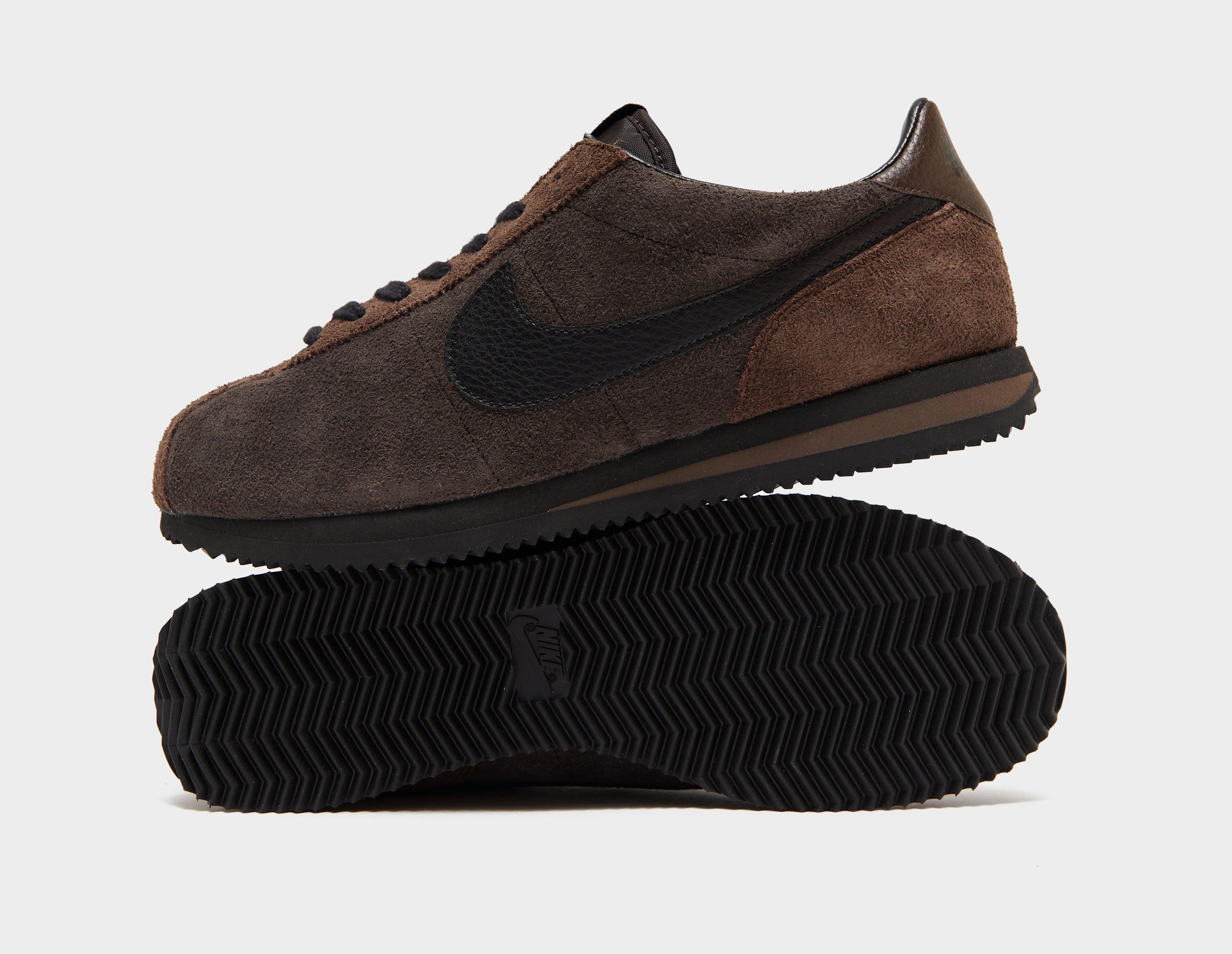 Nikelab cortez top flyknit marron