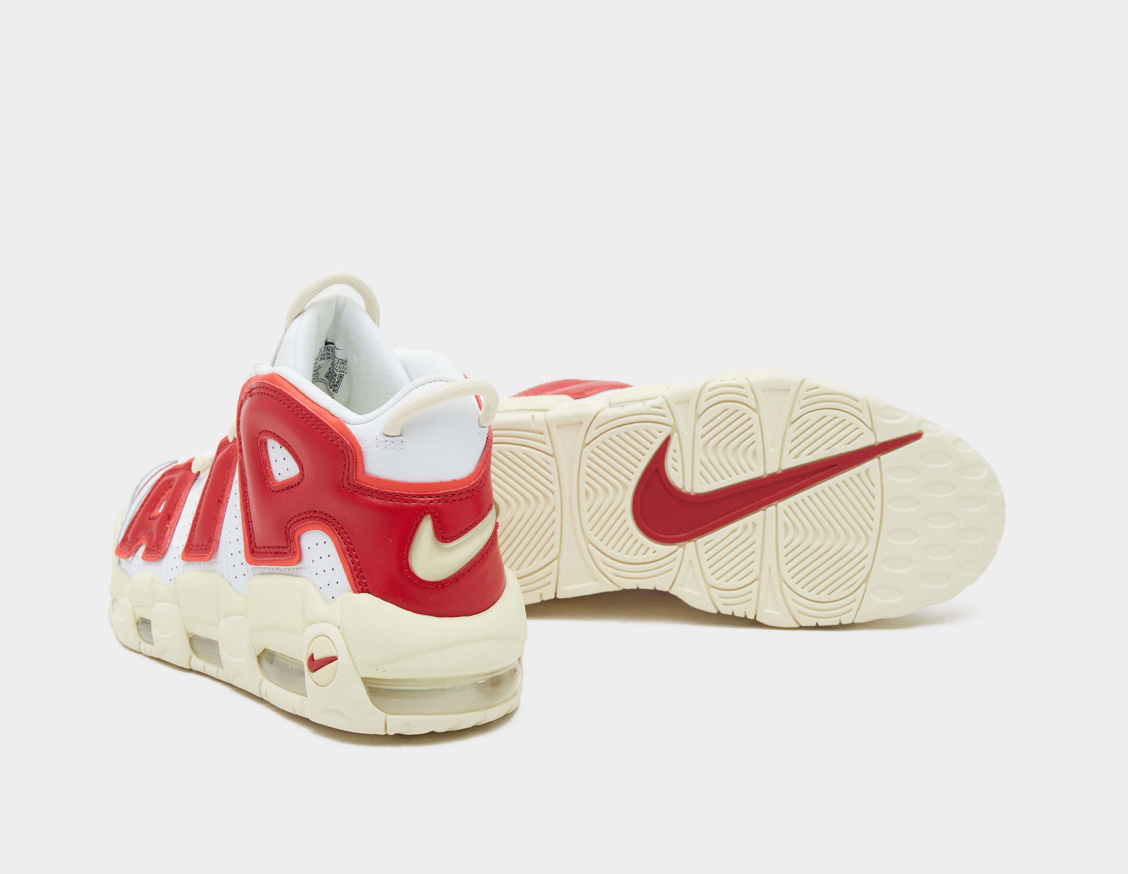 Nike uptempo online 96 femme rouge