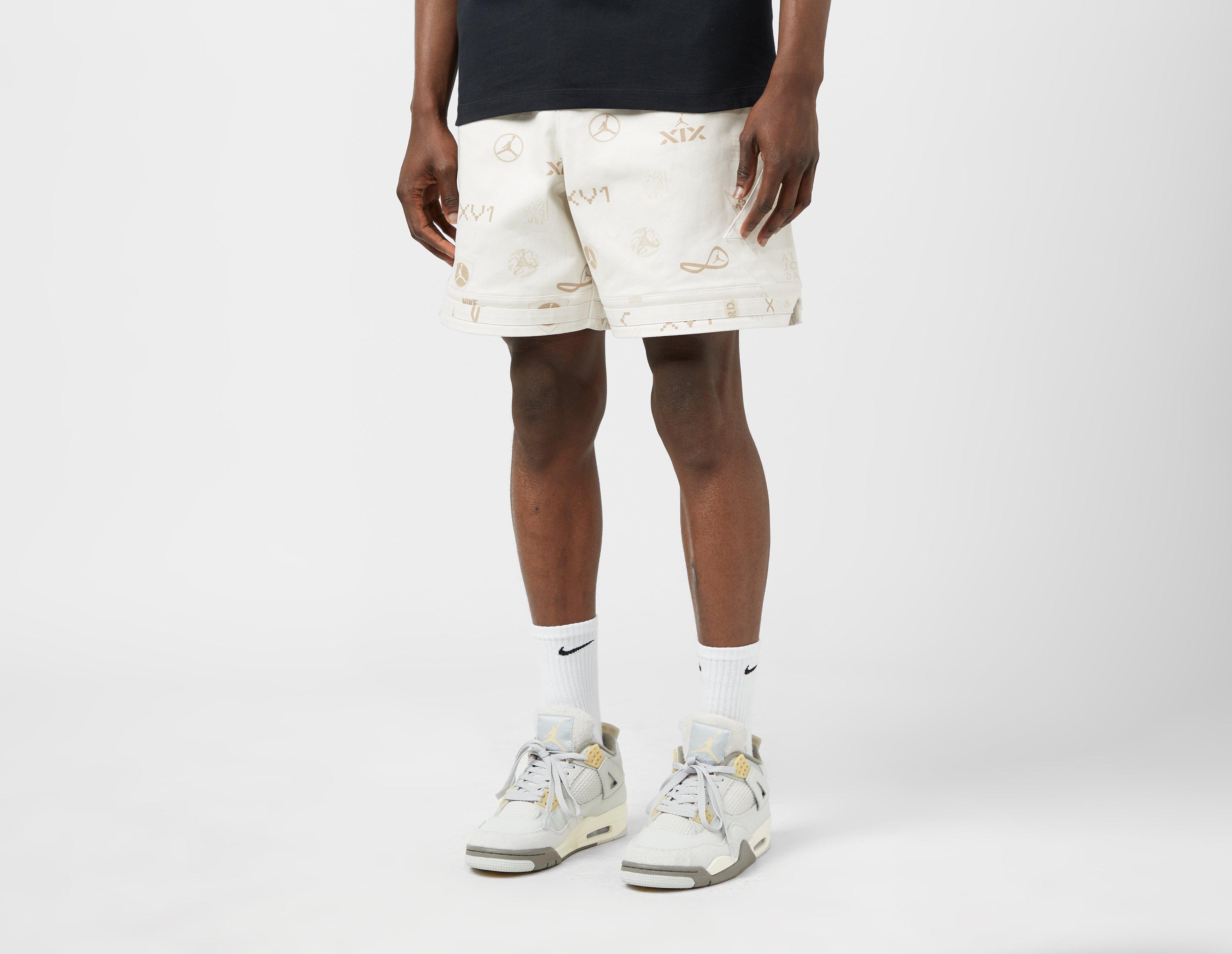 White Jordan Flight Heritage Shorts | Air Jordan 5 3Lab5 Black