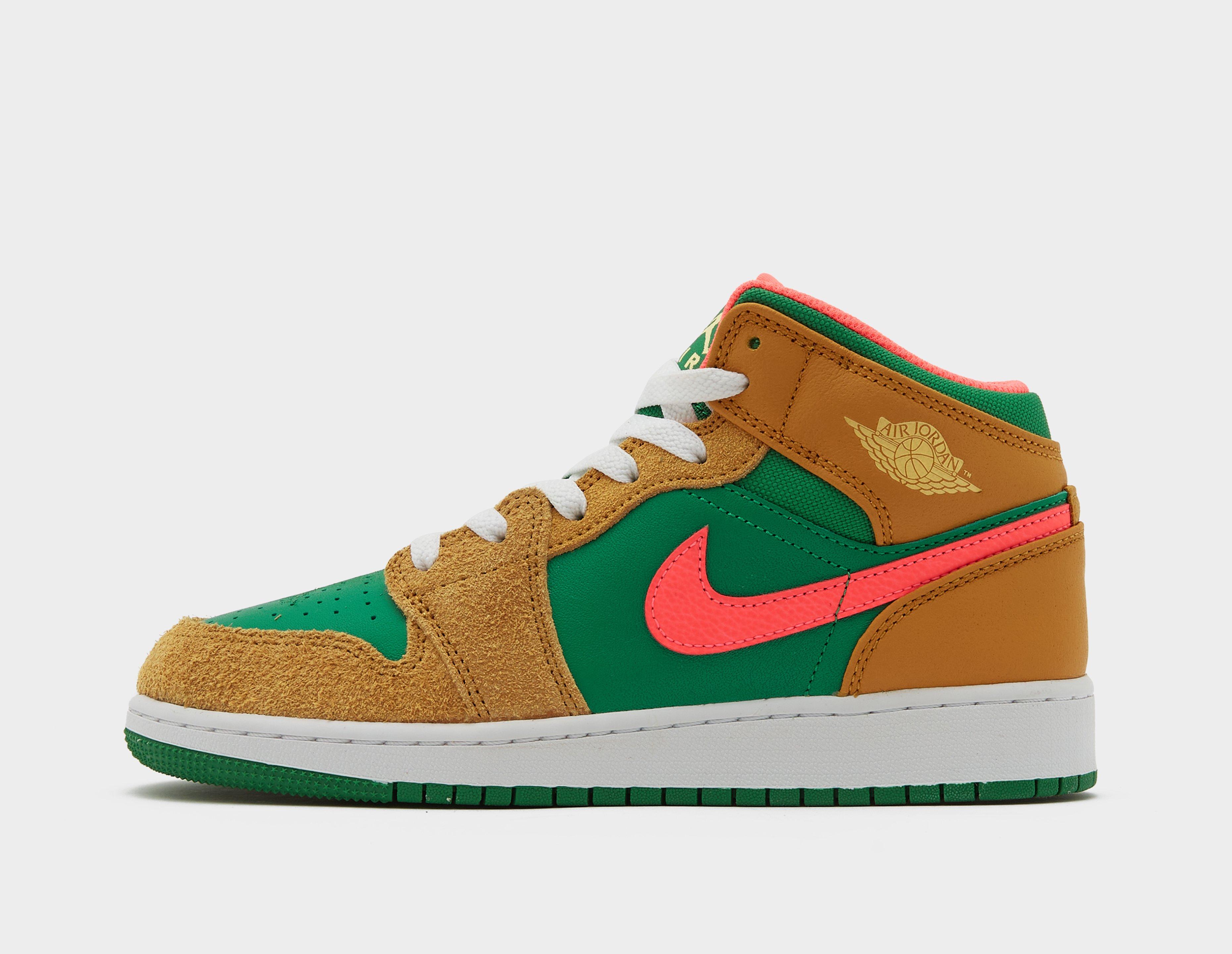 Jordan air best sale 1 mid groen