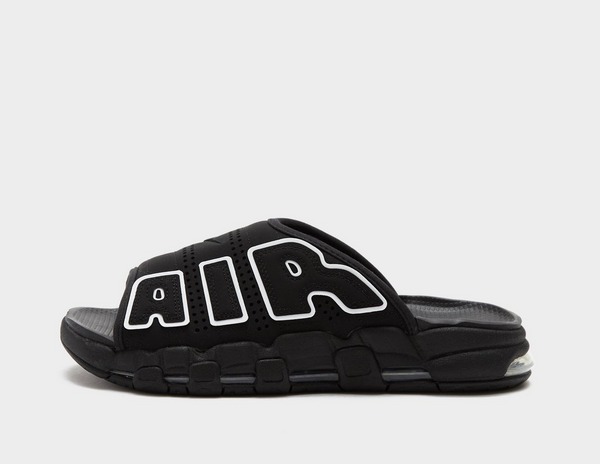 Black Nike Air More Uptempo Slides | size?