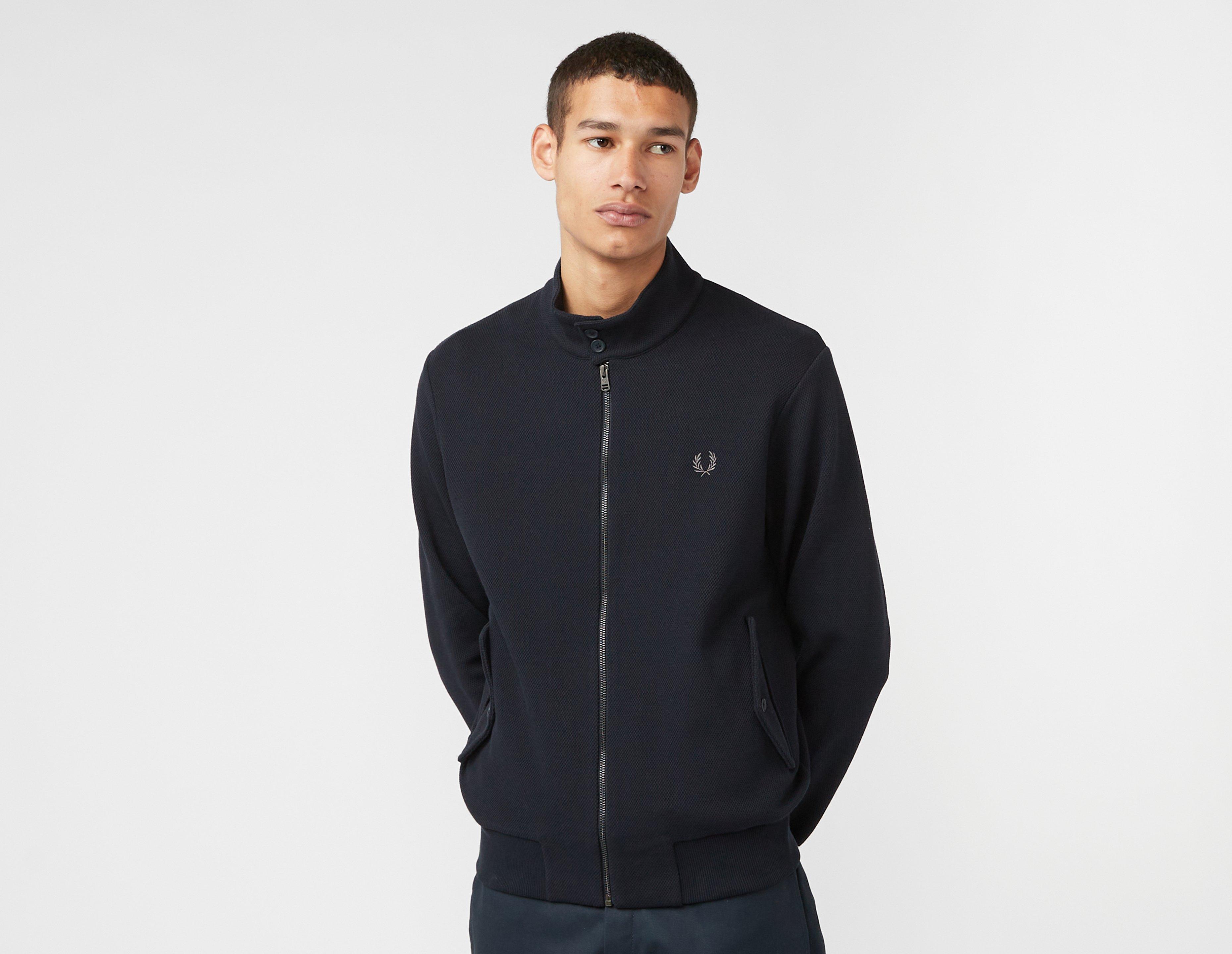 Blue Fred Perry Track Jacket | Z Zegna button-up denim shirt