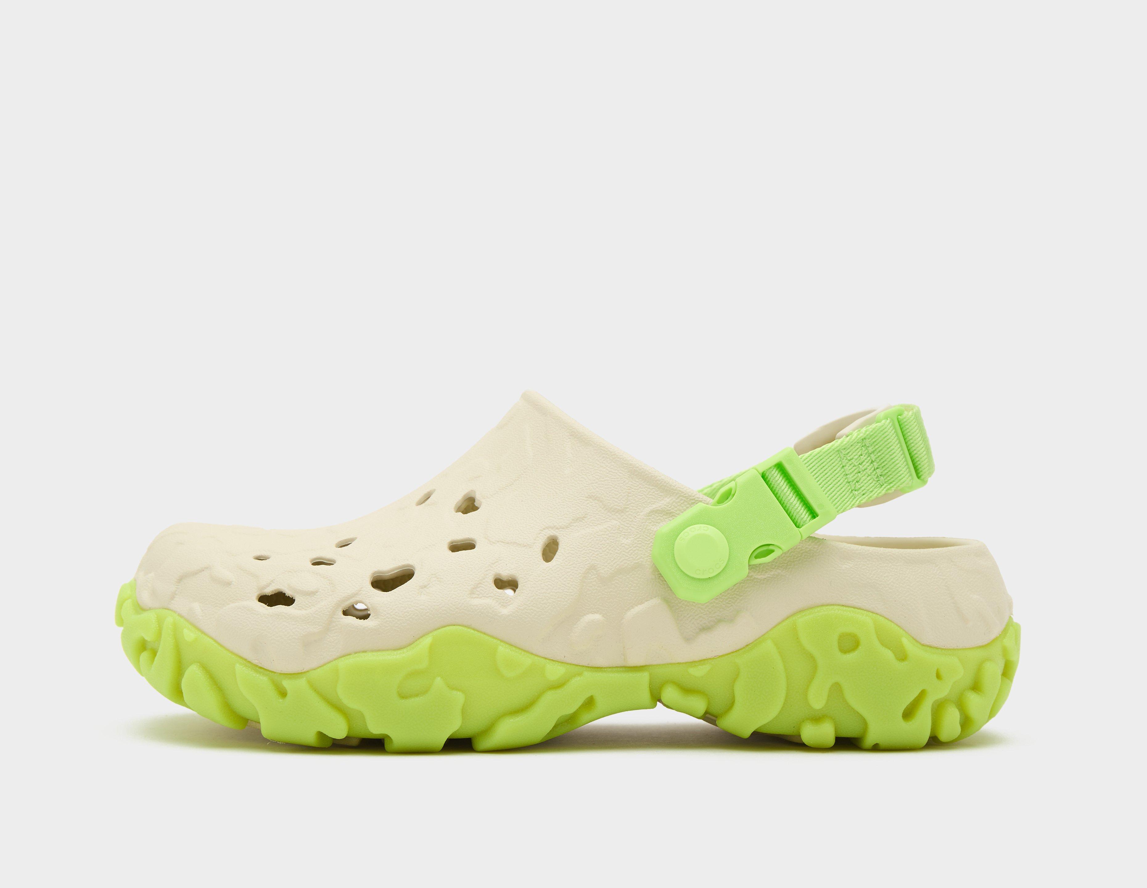 Green and on sale yellow crocs