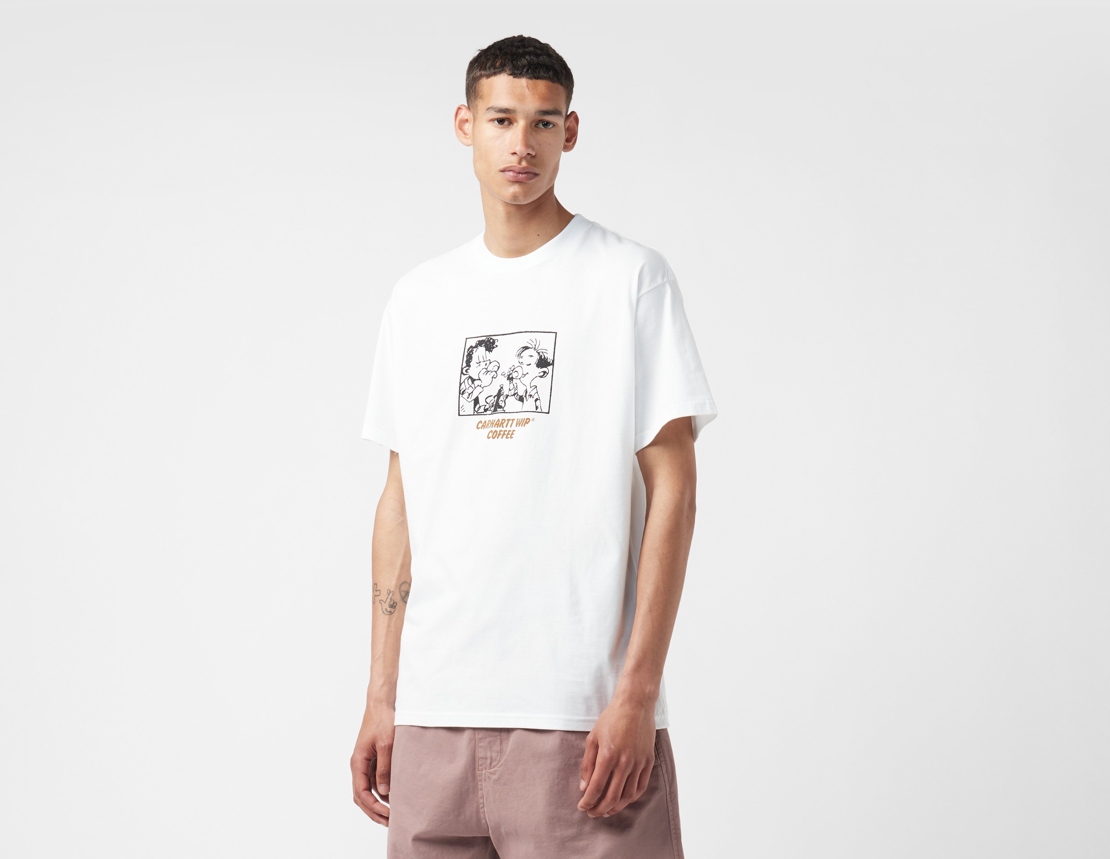 Healthdesign White Carhartt WIP Coffee T Shirt Isabel