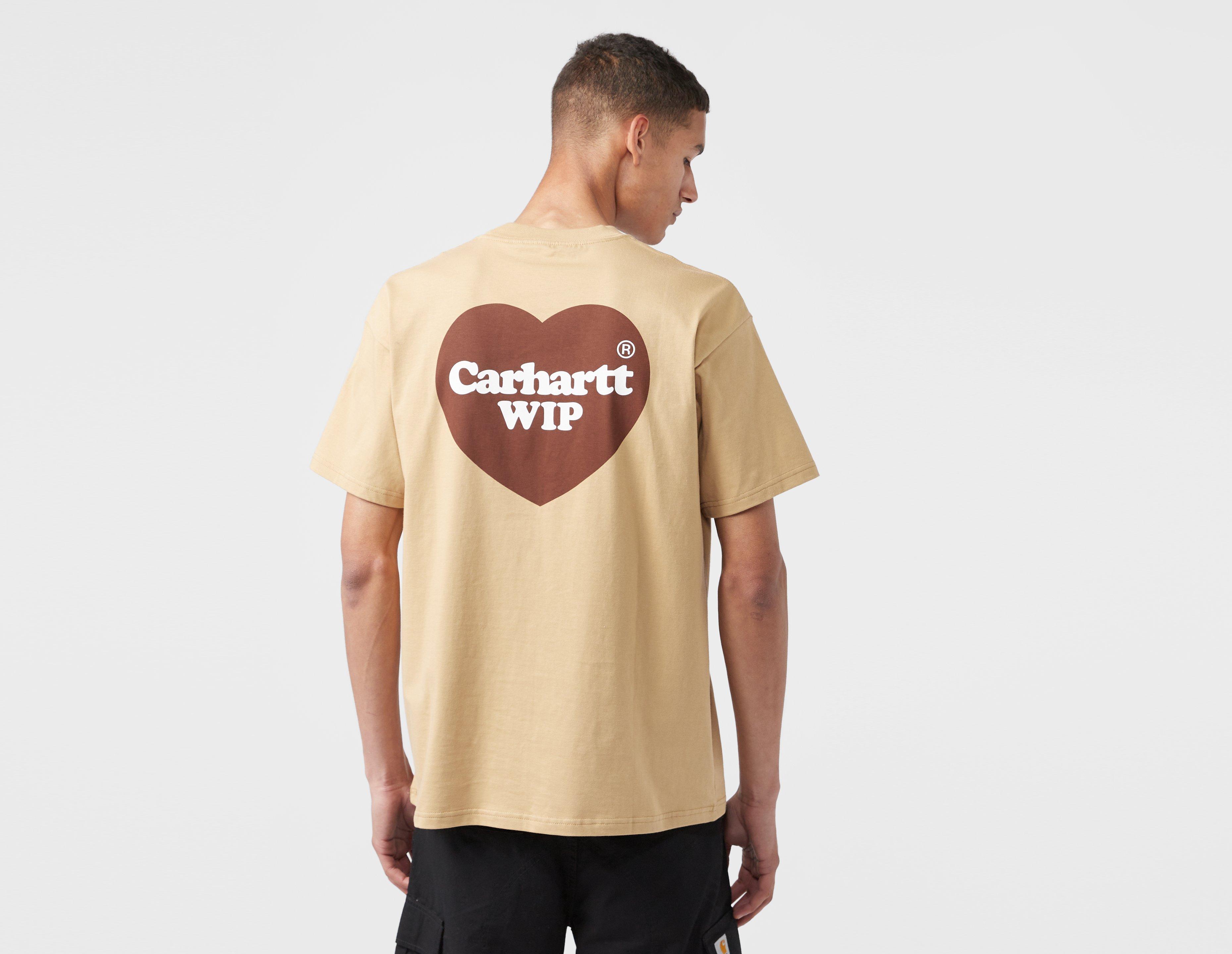 Healthdesign? - Shirt | Brown Carhartt WIP Double Heart T