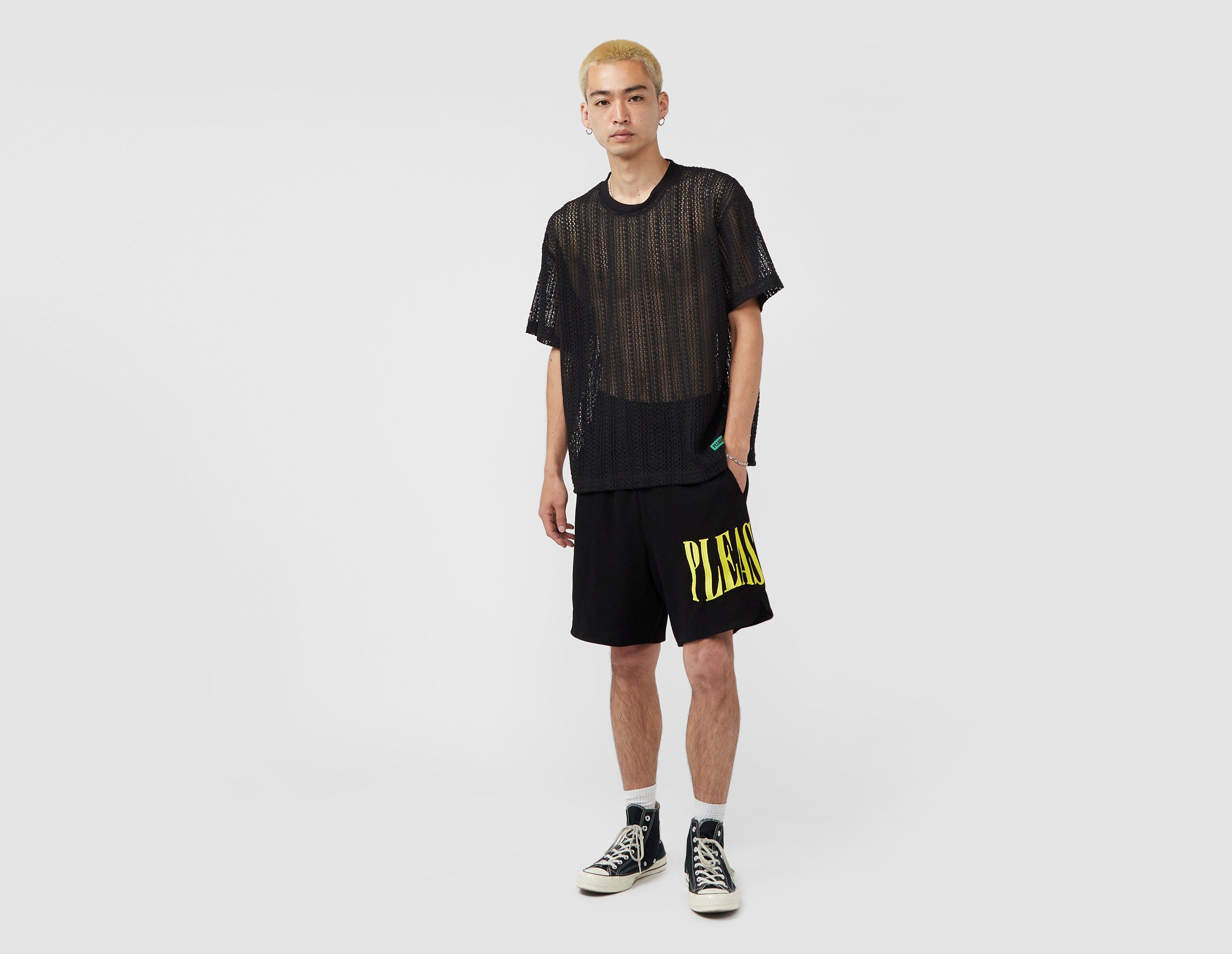 TWITCH WAFFLE KNIT SHORT BLACK - Personage