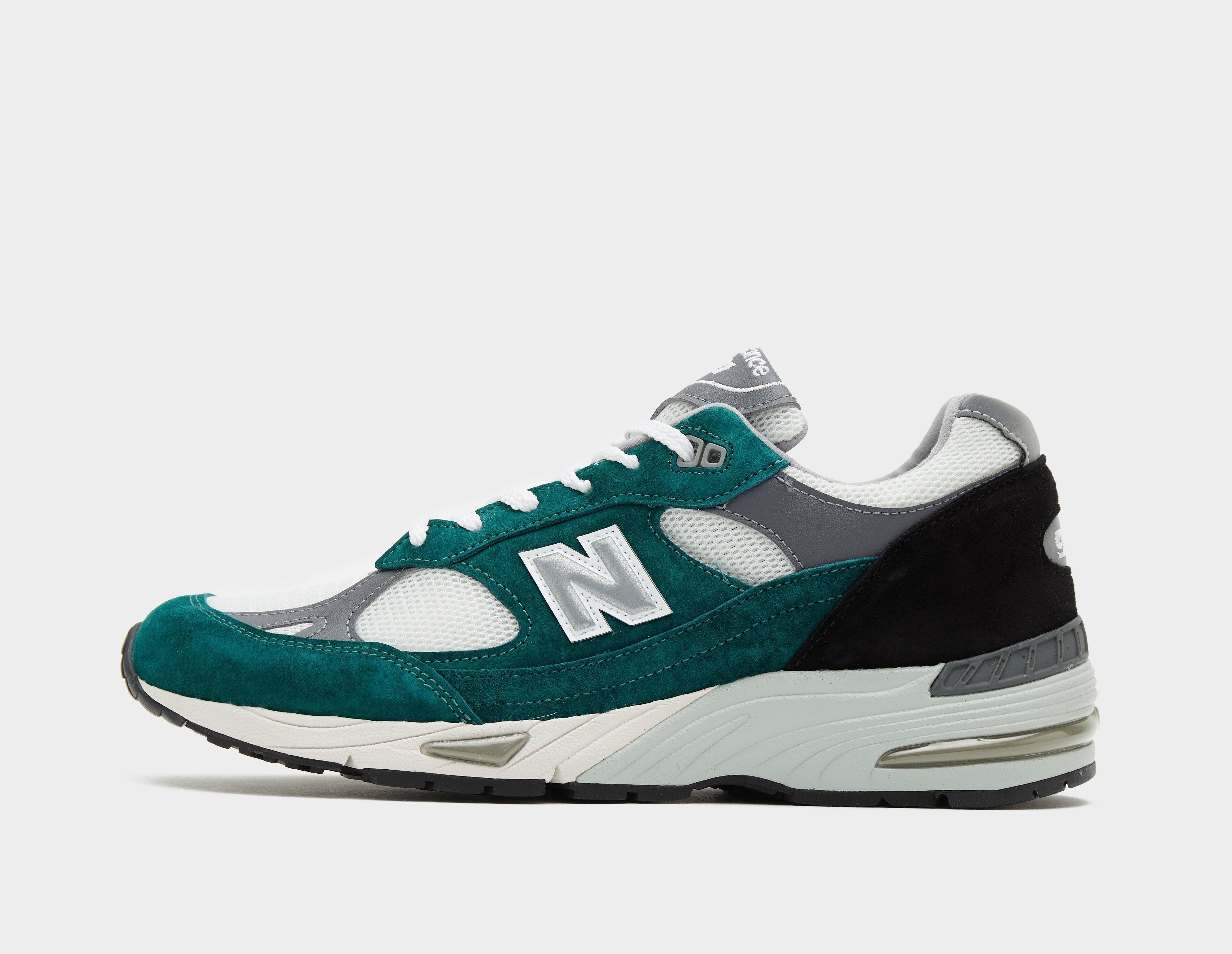 New balance 991 green sales suede