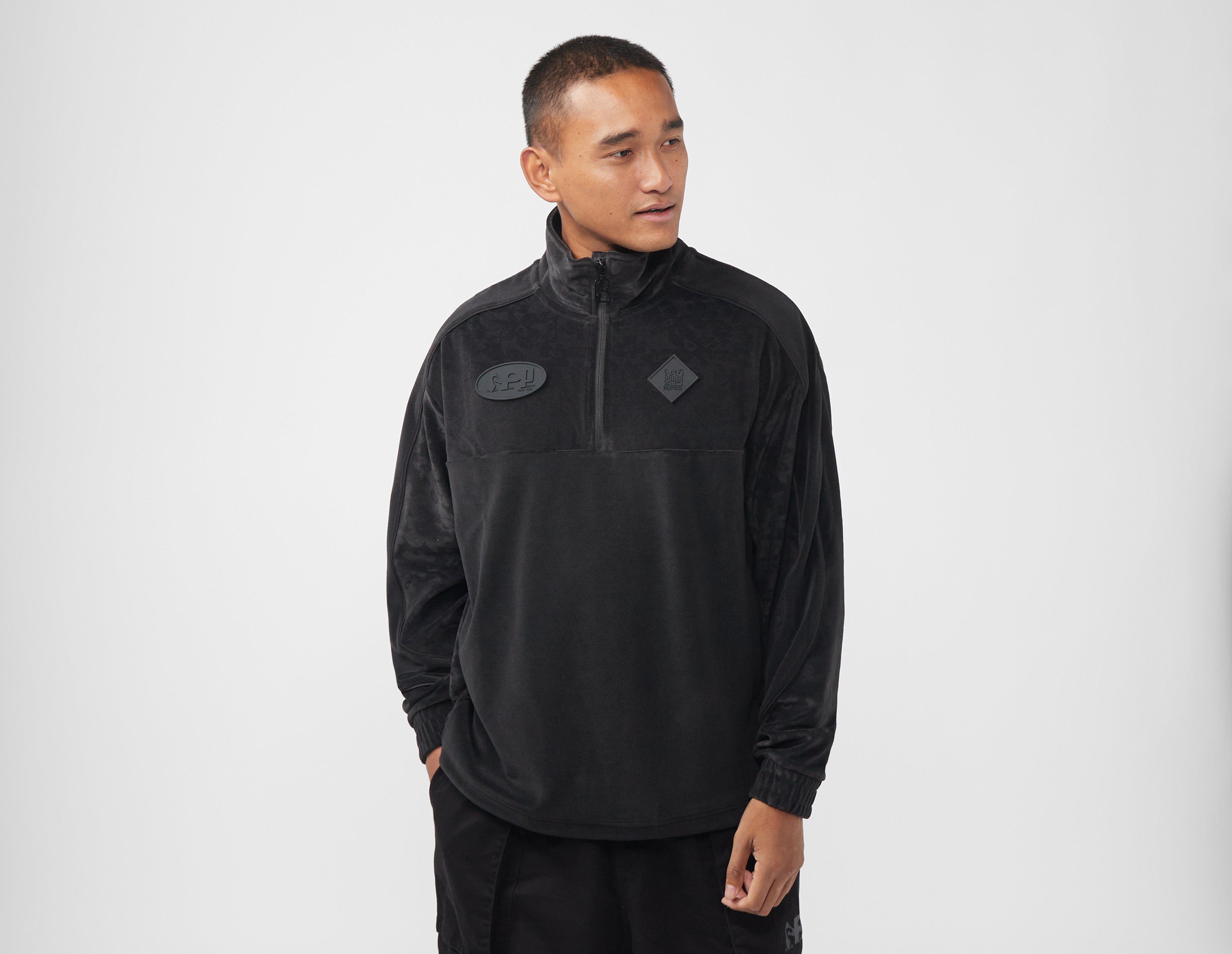 Puma x Perks and Mini Velour Half Zip Sweatshirt Noir- Size? France