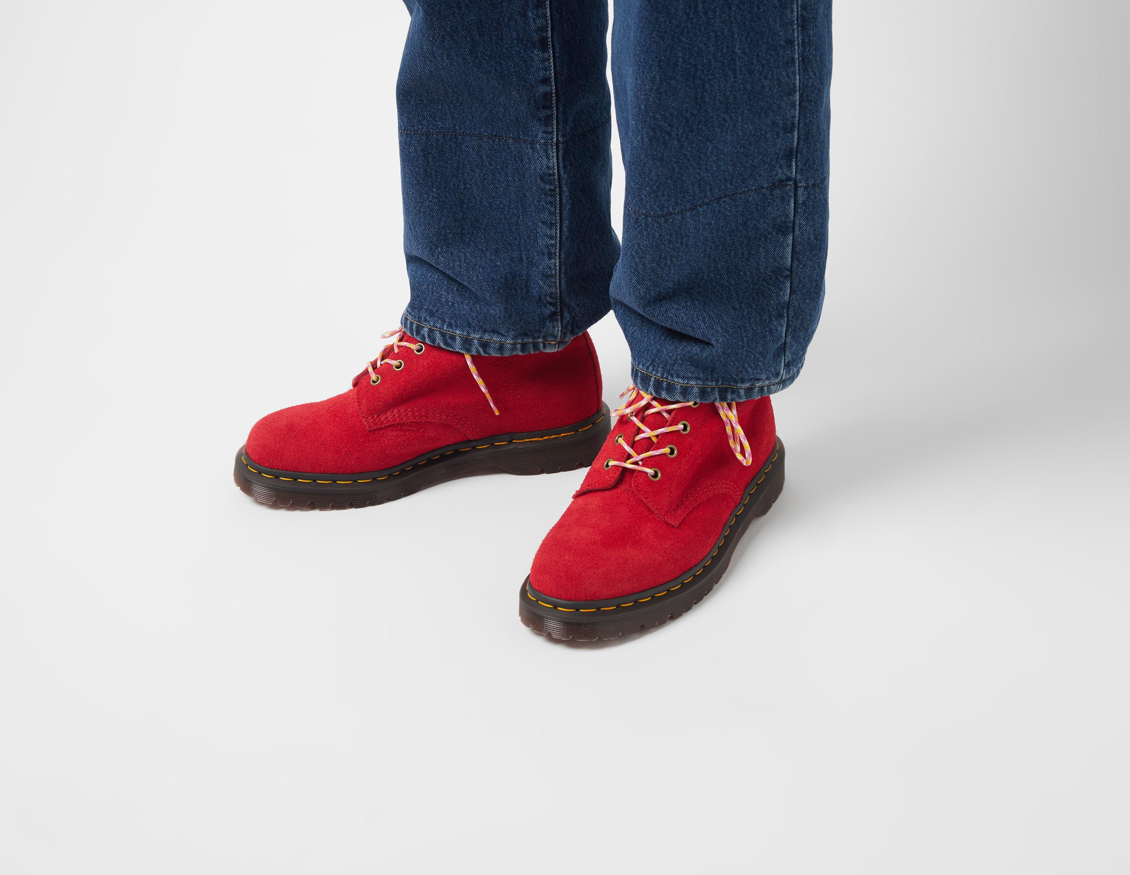 Red suede dr sales martens