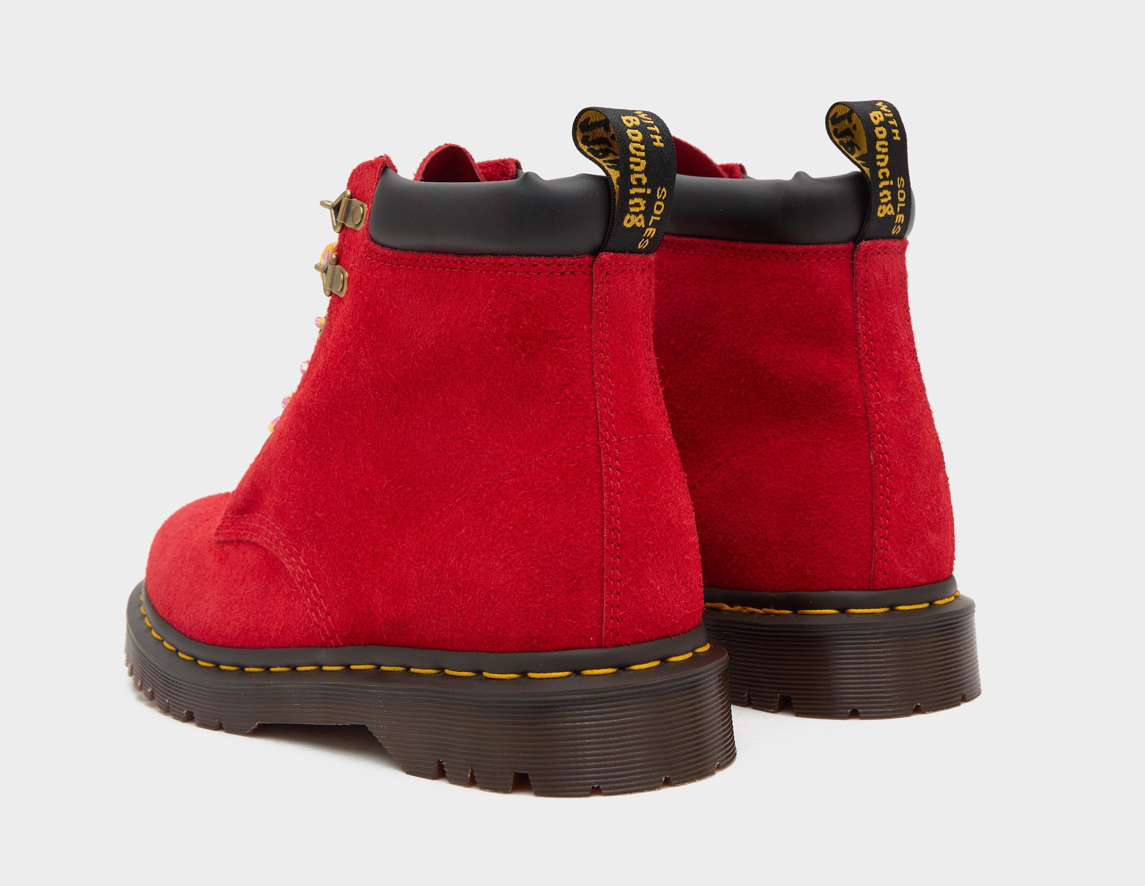 Red Dr. Martens 939 Suede Boot size