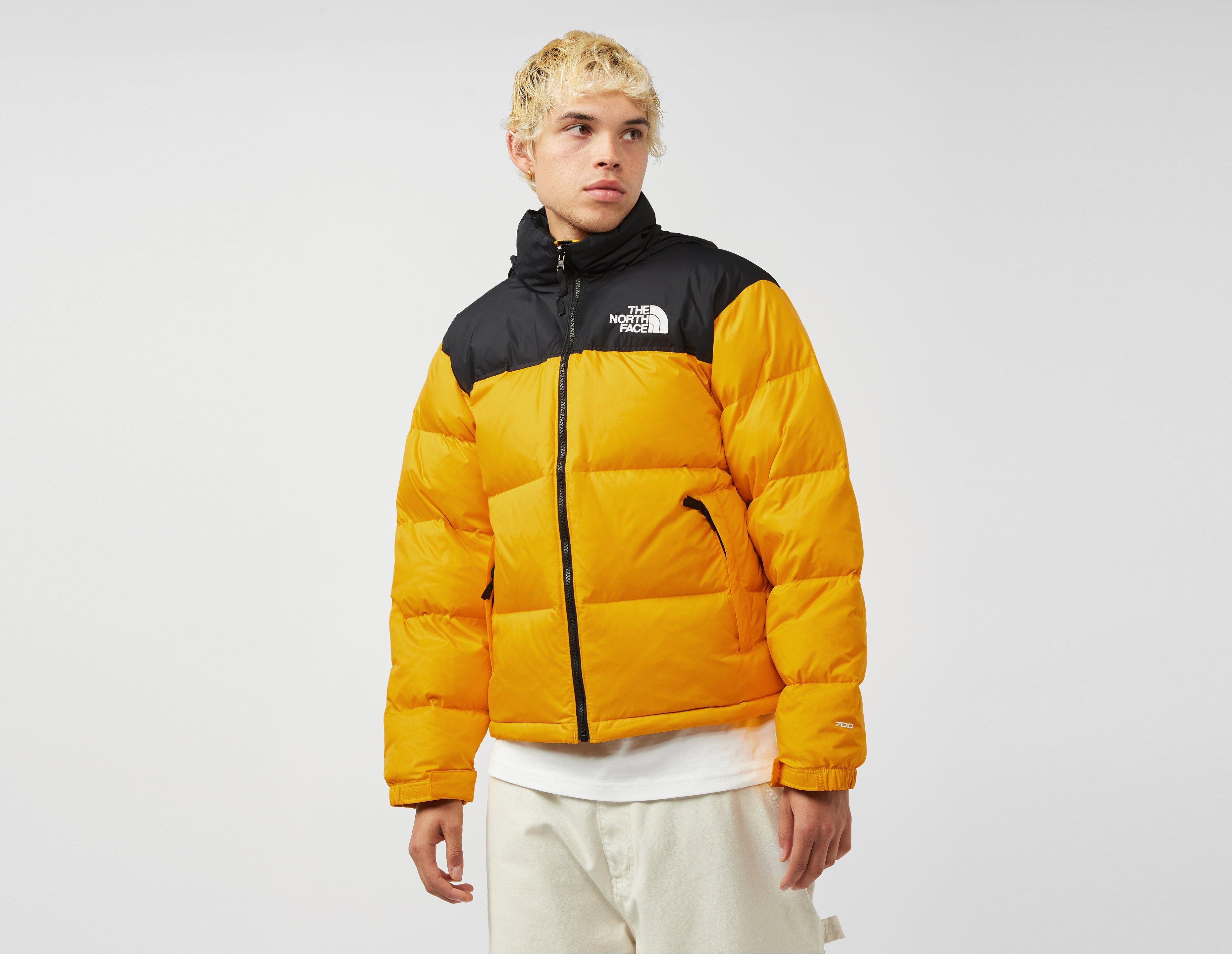 North face nuptse jacket on sale yellow