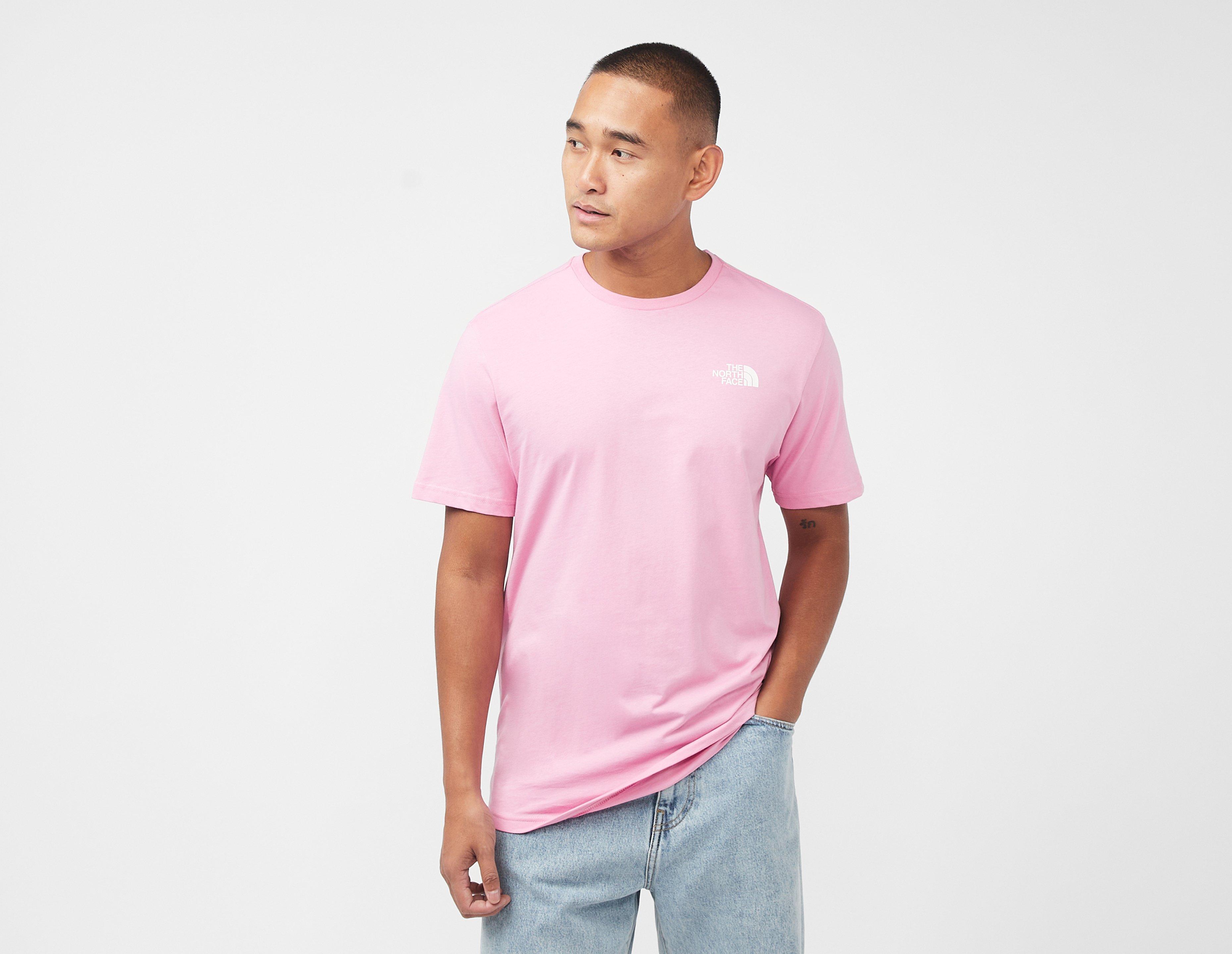 North face outlet pink t shirt