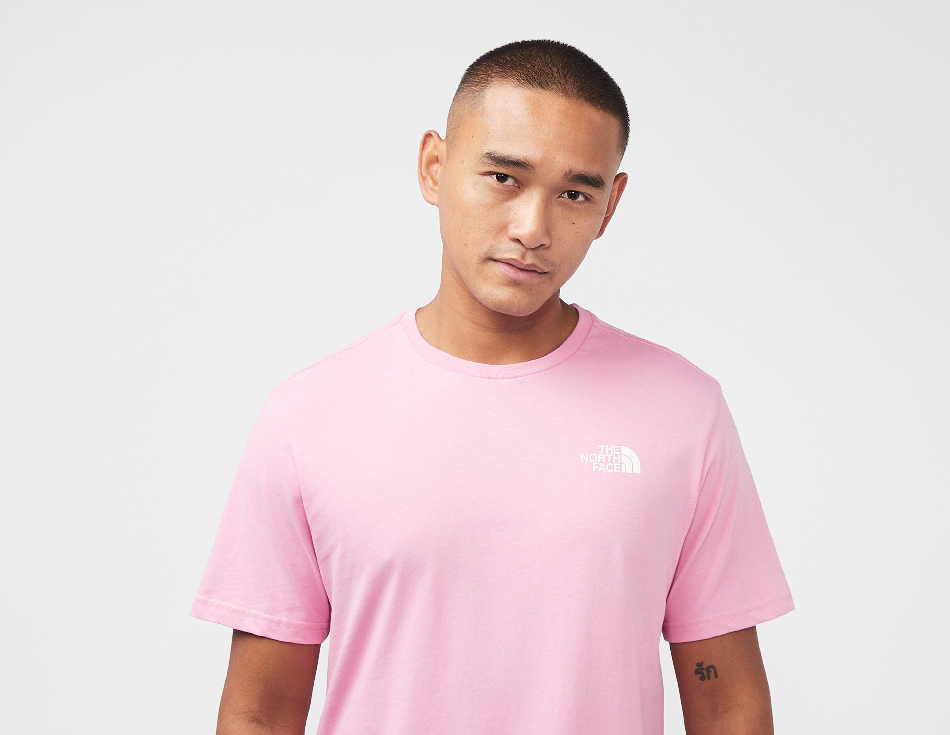 The north face shop pink t shirt