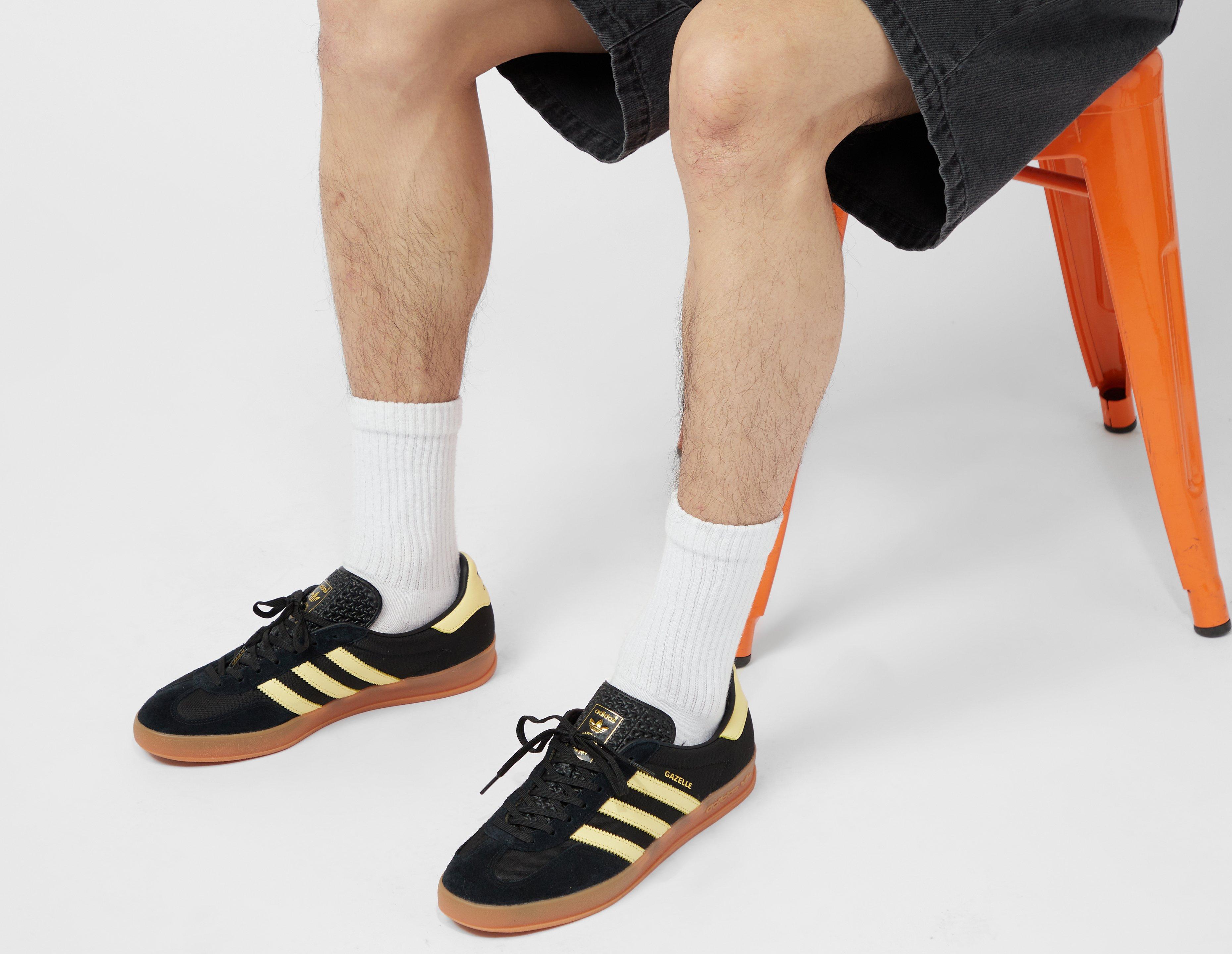 Adidas gazelle best sale indoor black