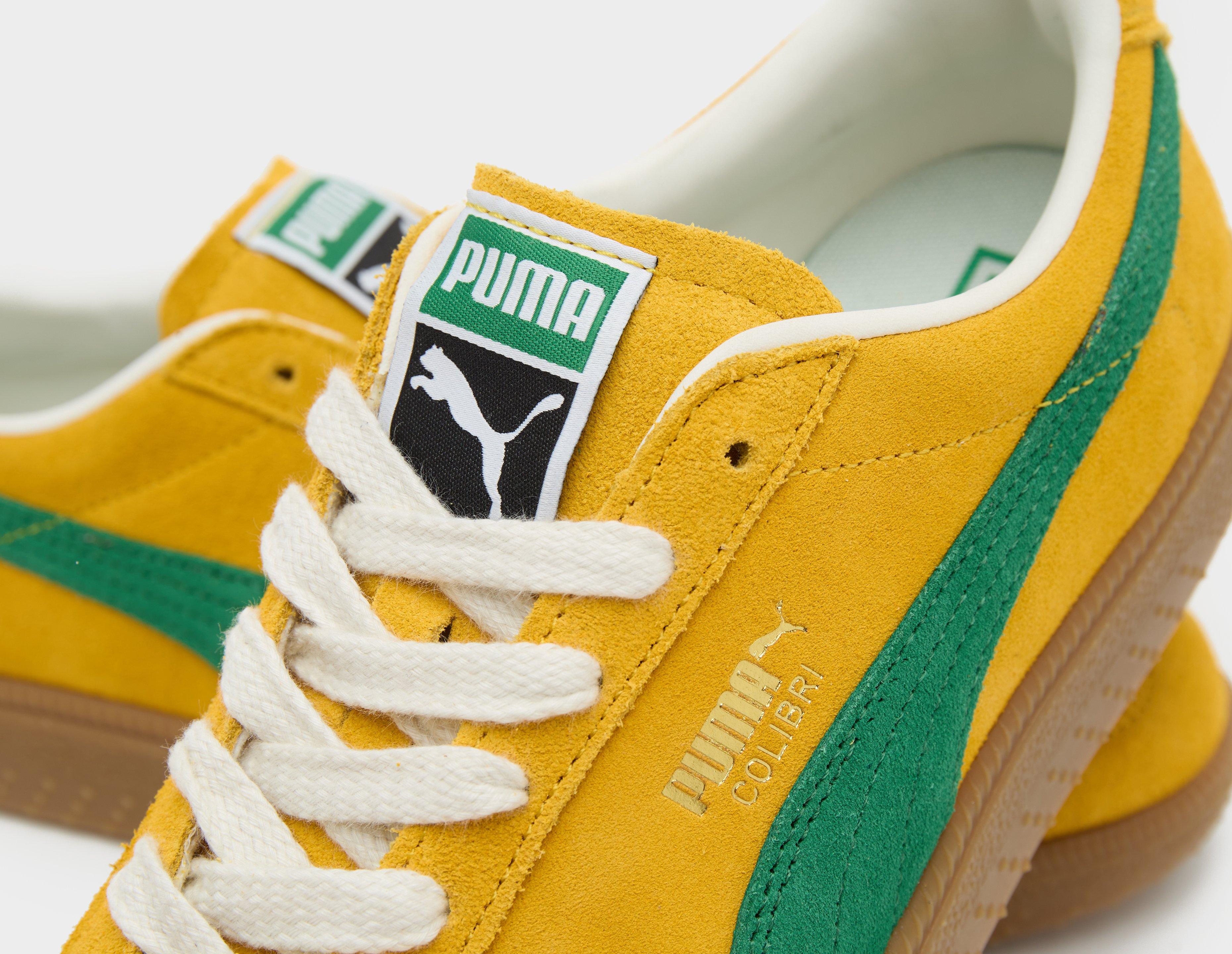 Yellow hot sale puma shoes