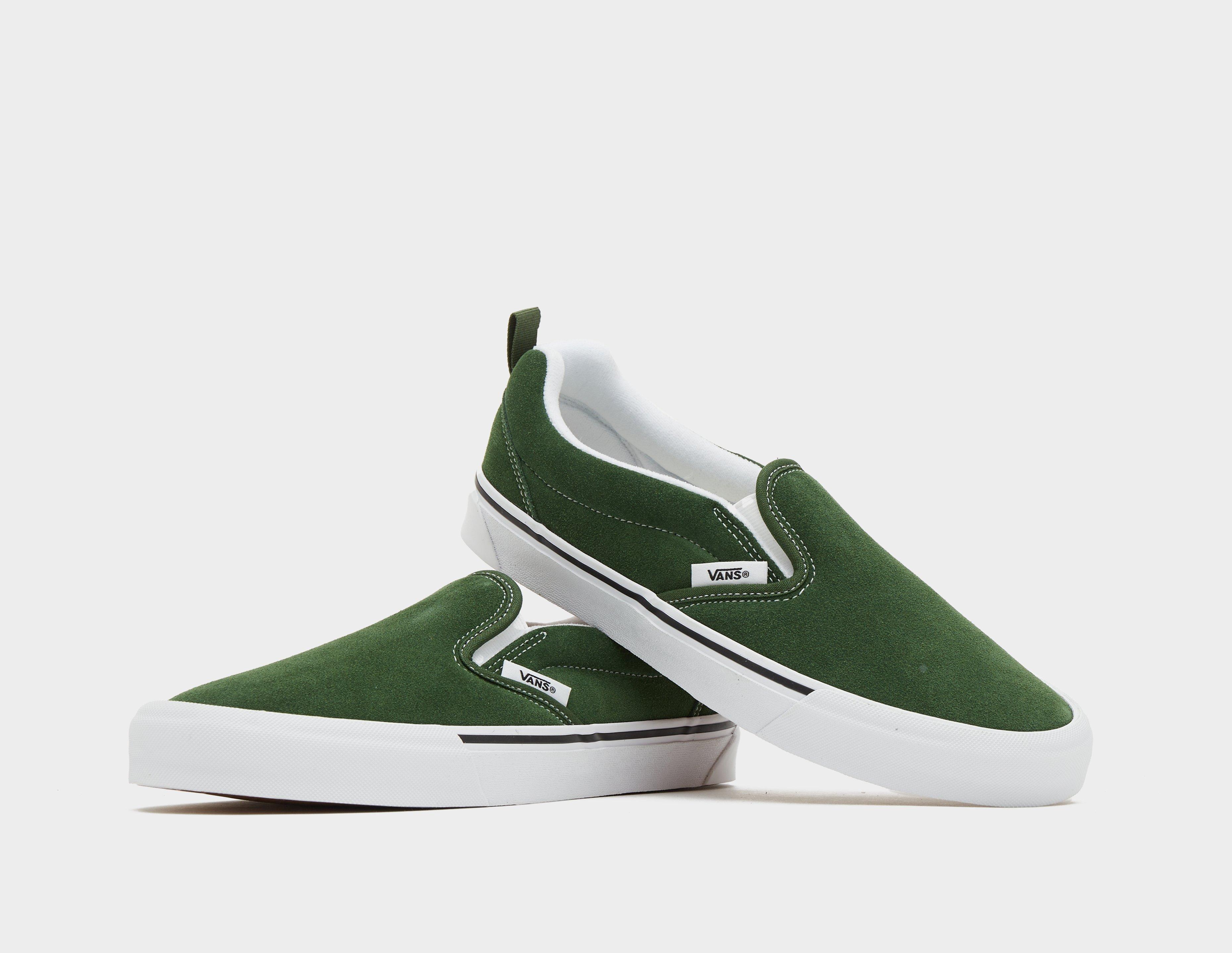 Slip on green on sale vans