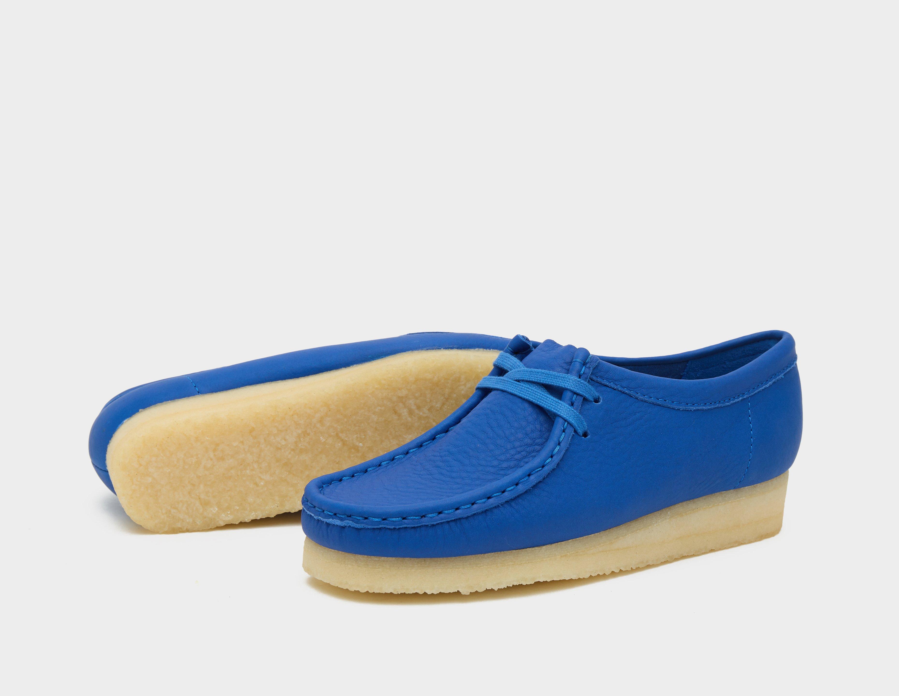 Royal blue clarks wallabees sale