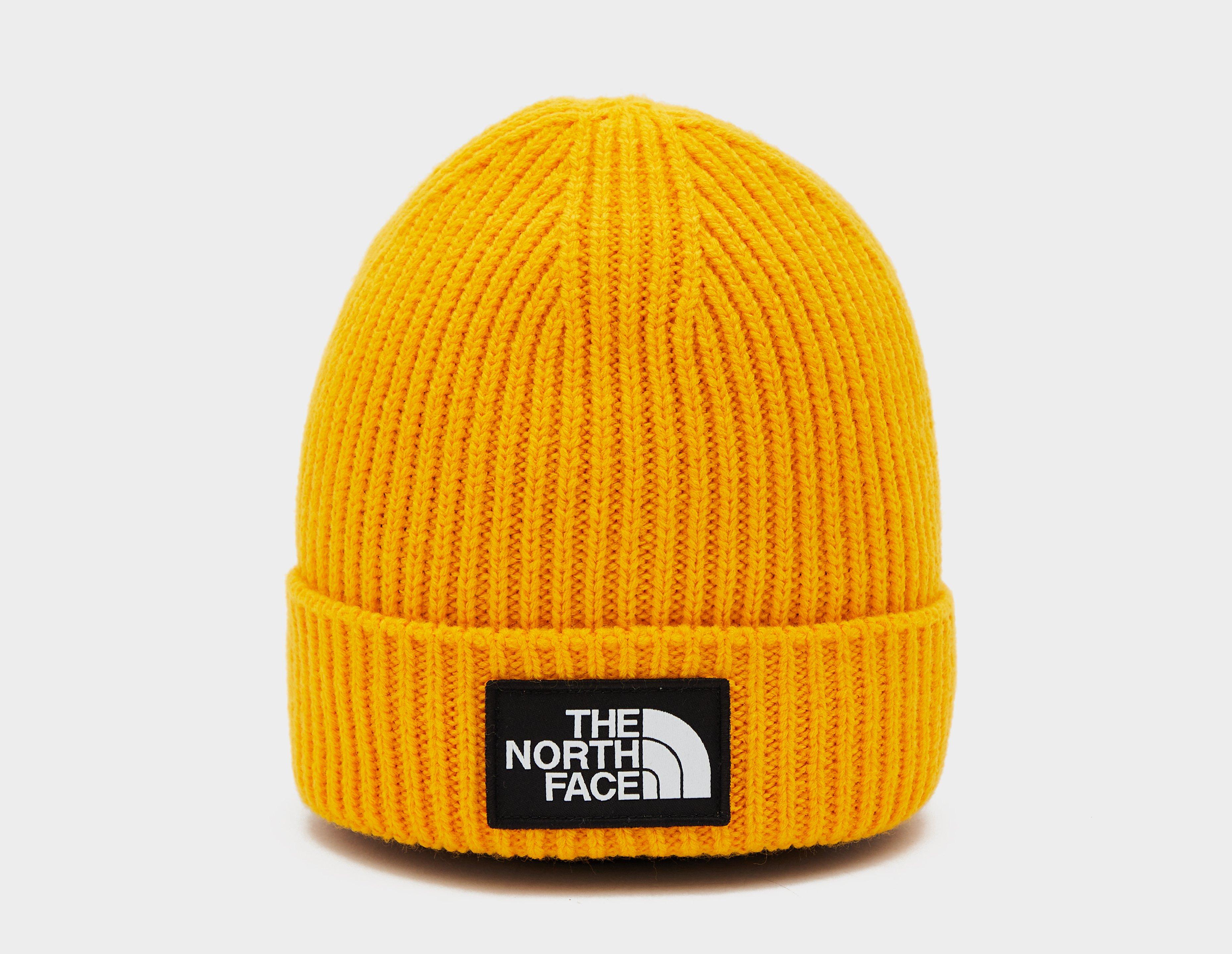 North face store yellow beanie