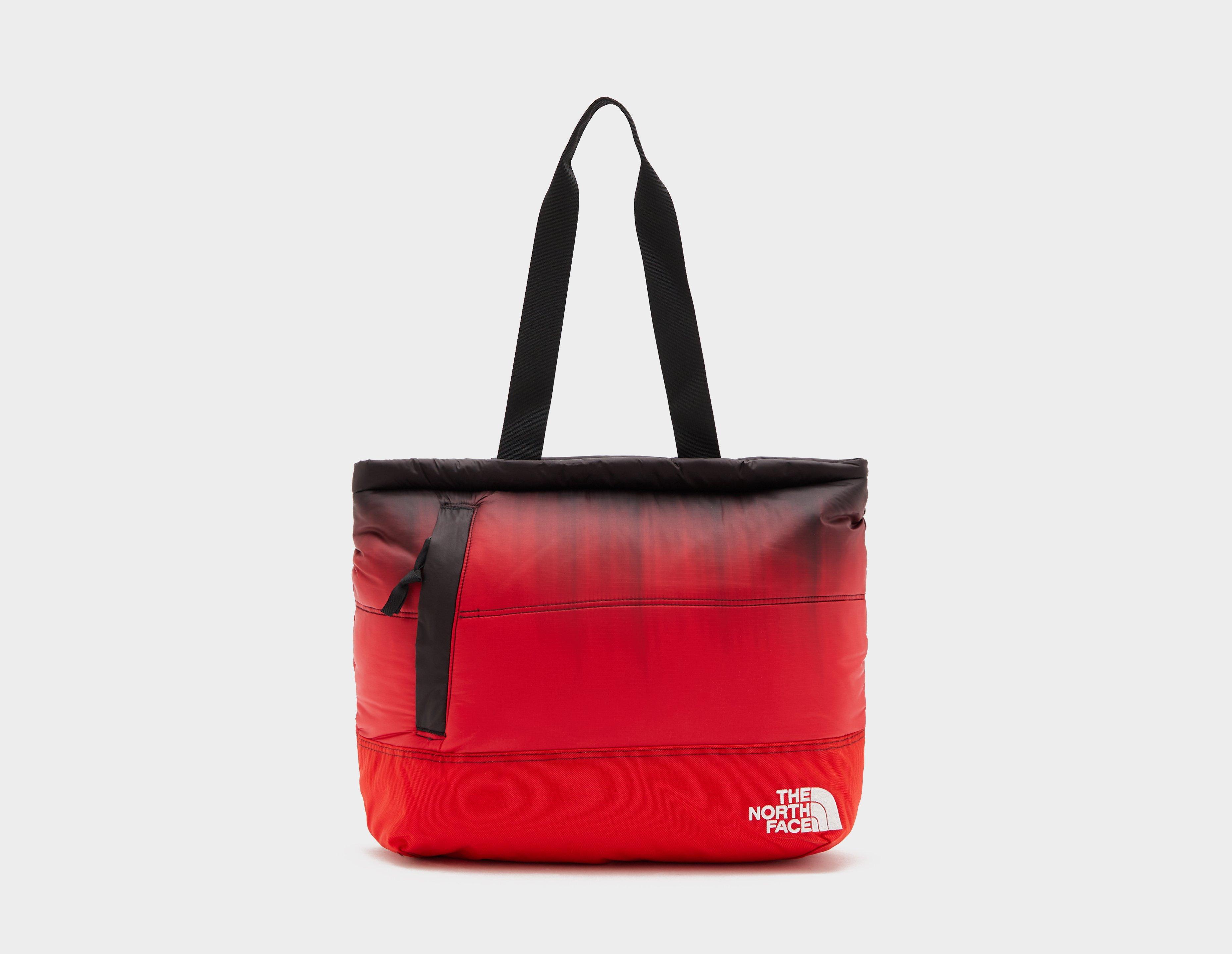 the north face red bag