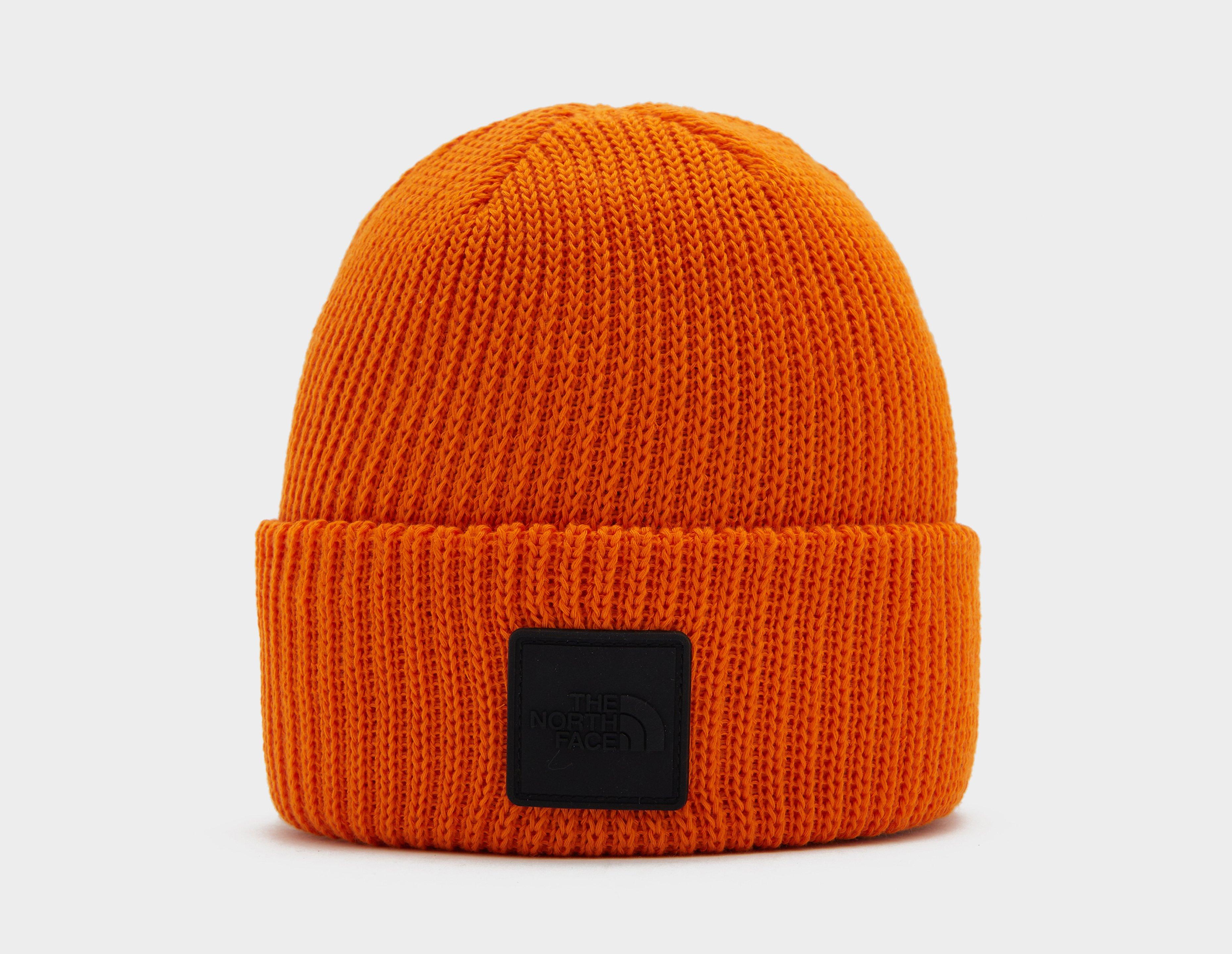 North face salty on sale dog beanie orange