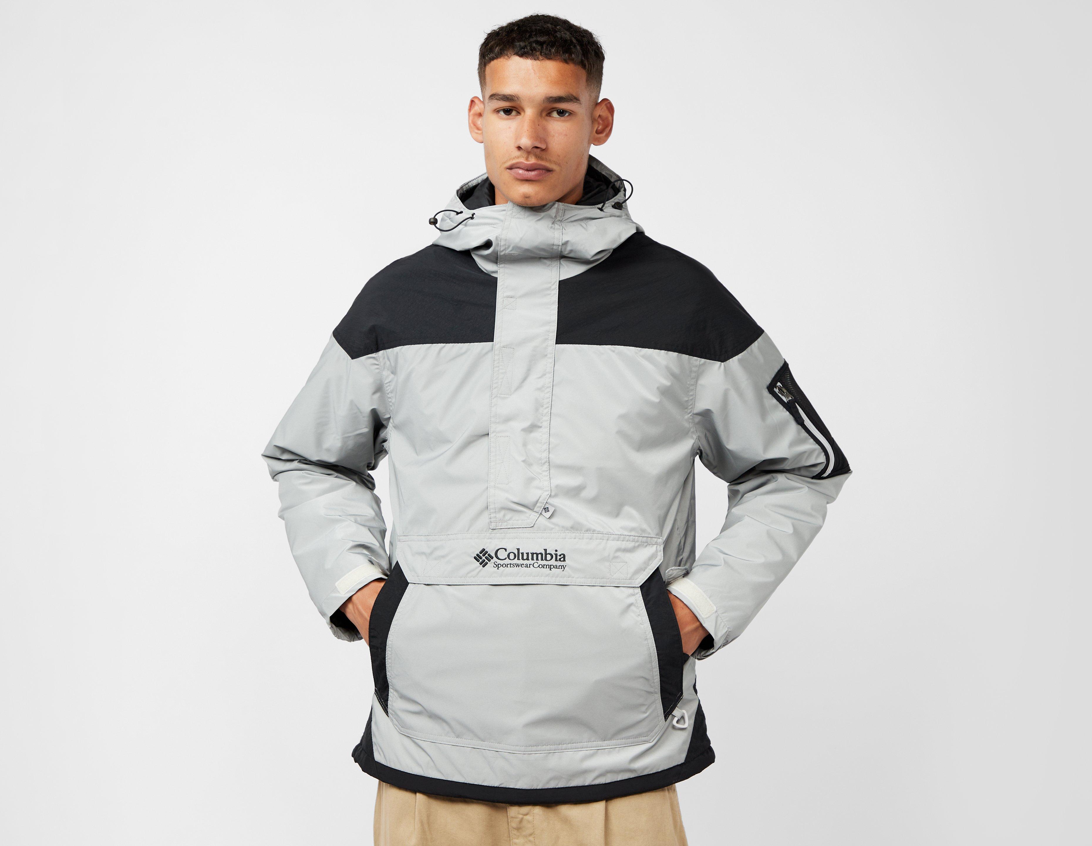 Grey Columbia Challenger Remastered Jacket | Fedeli V-neck cotton