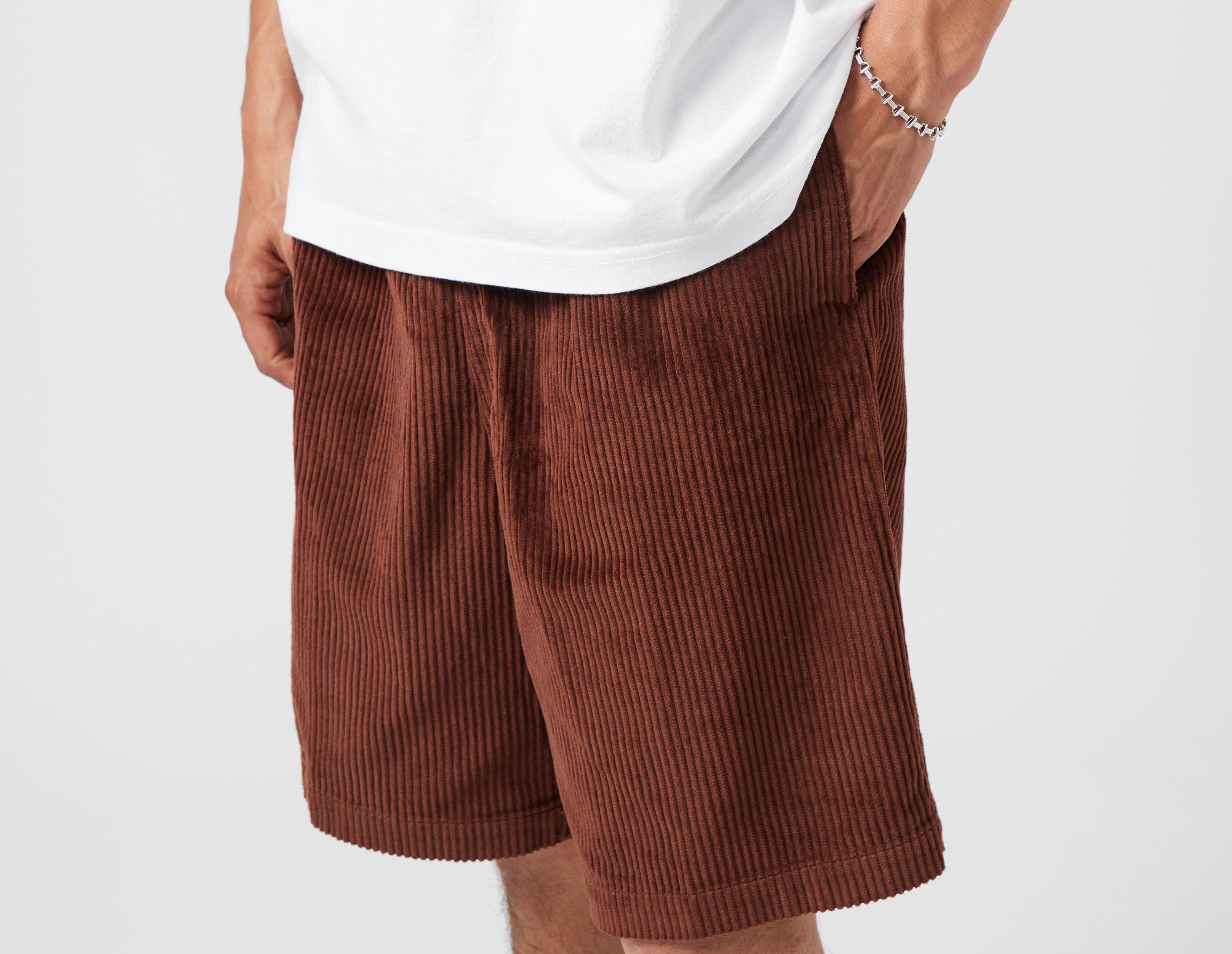 Charcoal Grey Long Length Belted Cargo Shorts