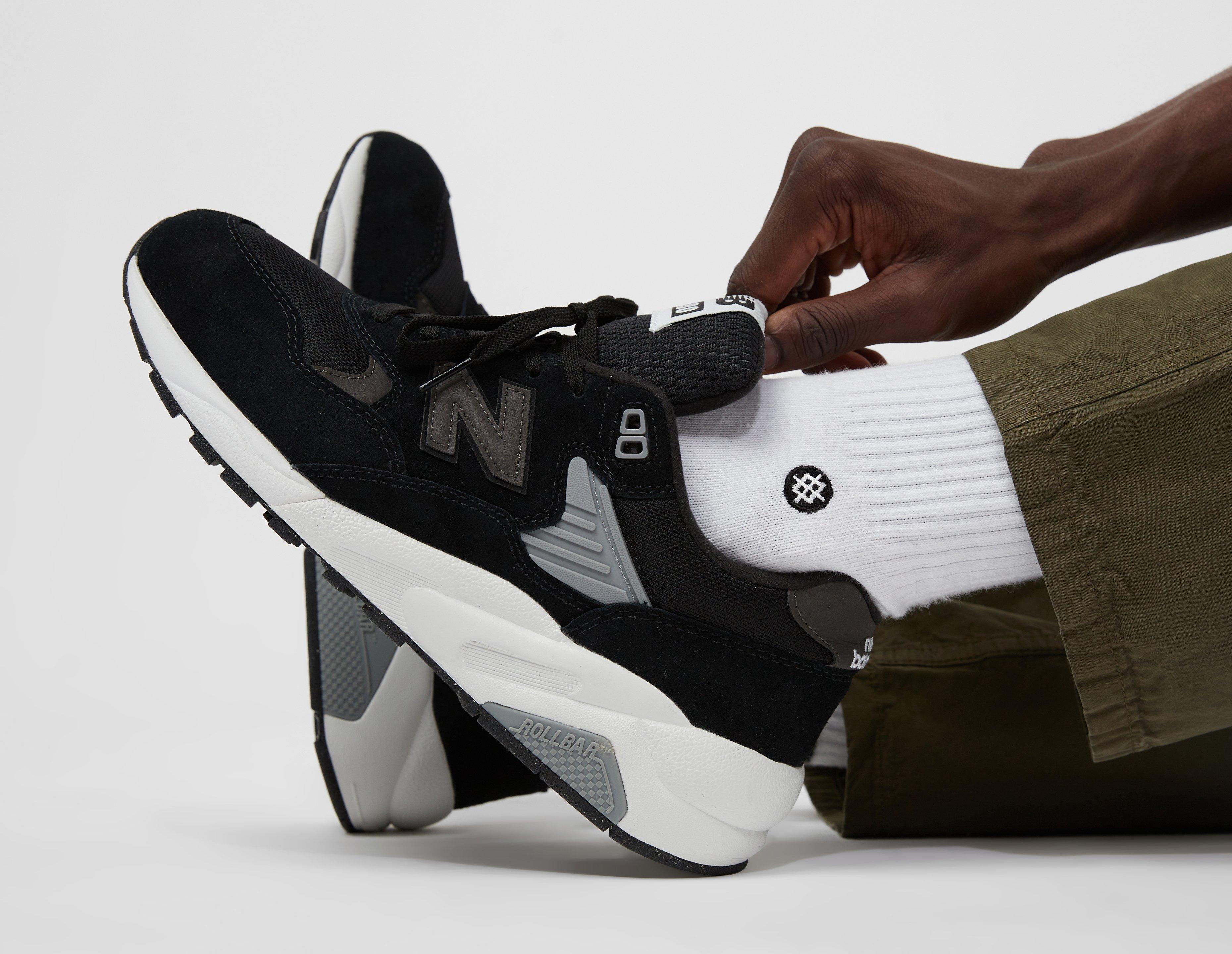 New balance 580 shop black grey