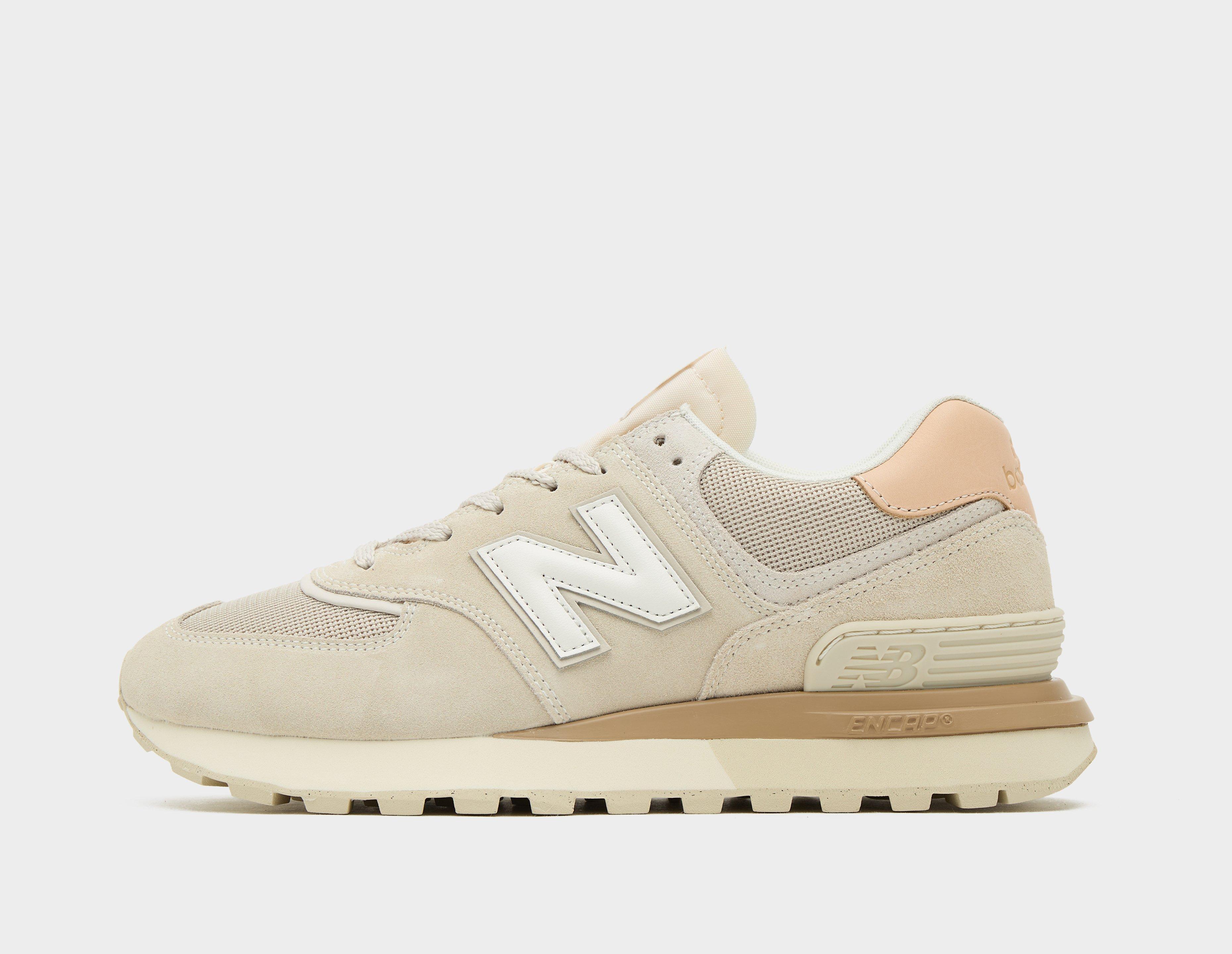 New balance 574 colour block best sale canvas trainers