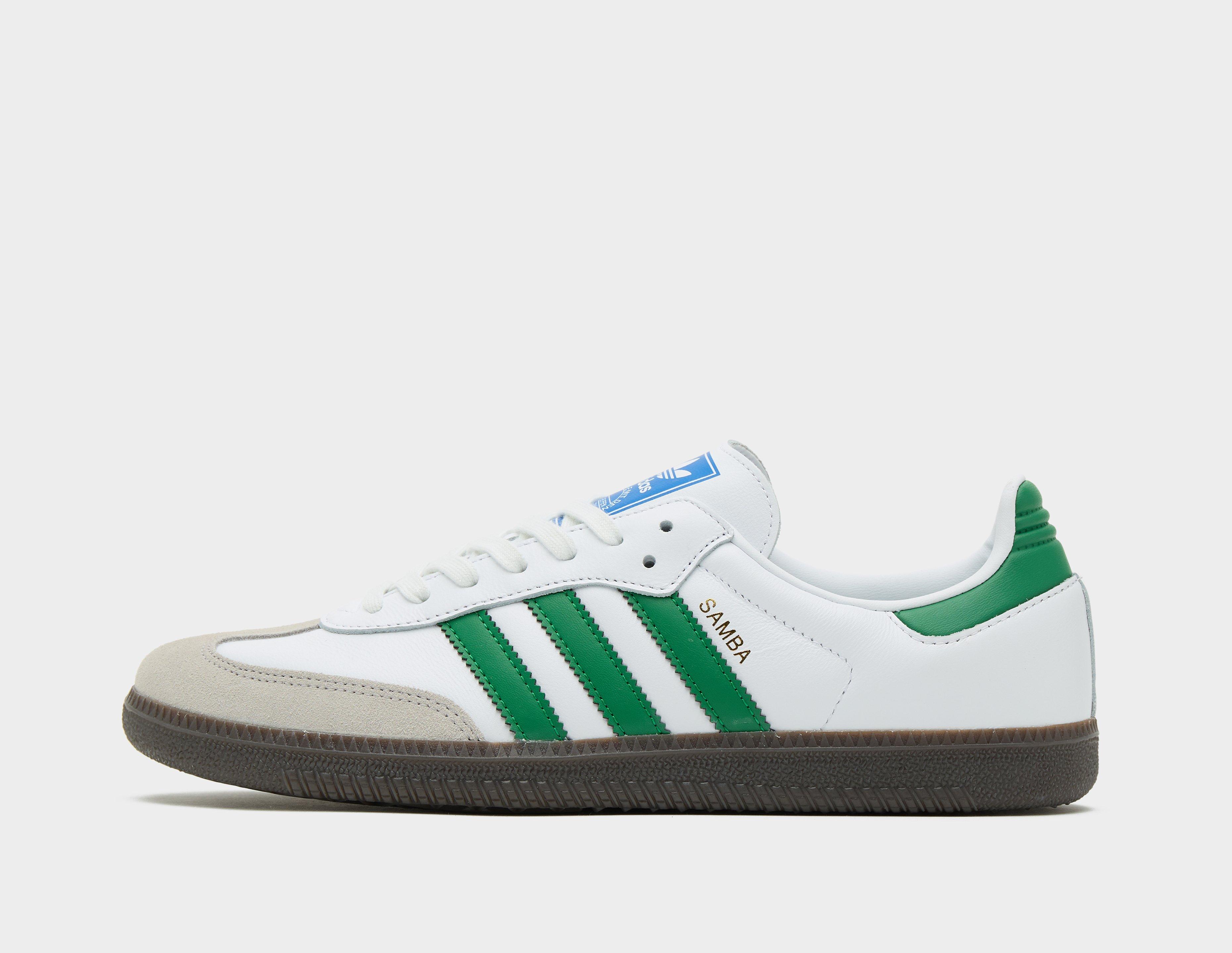 Adidas samba hot sale blanche et verte