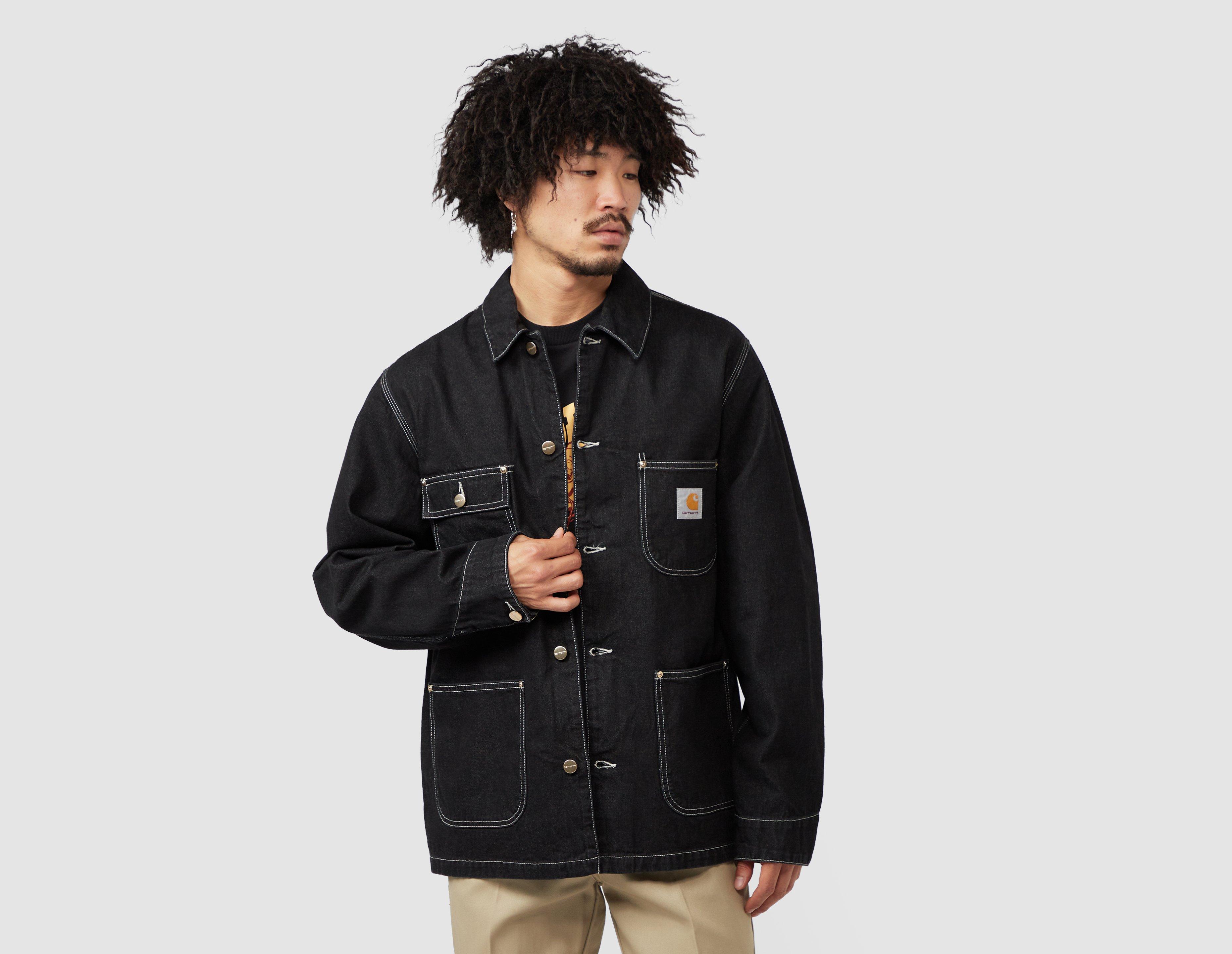 Black Carhartt WIP OG Chore Coat size