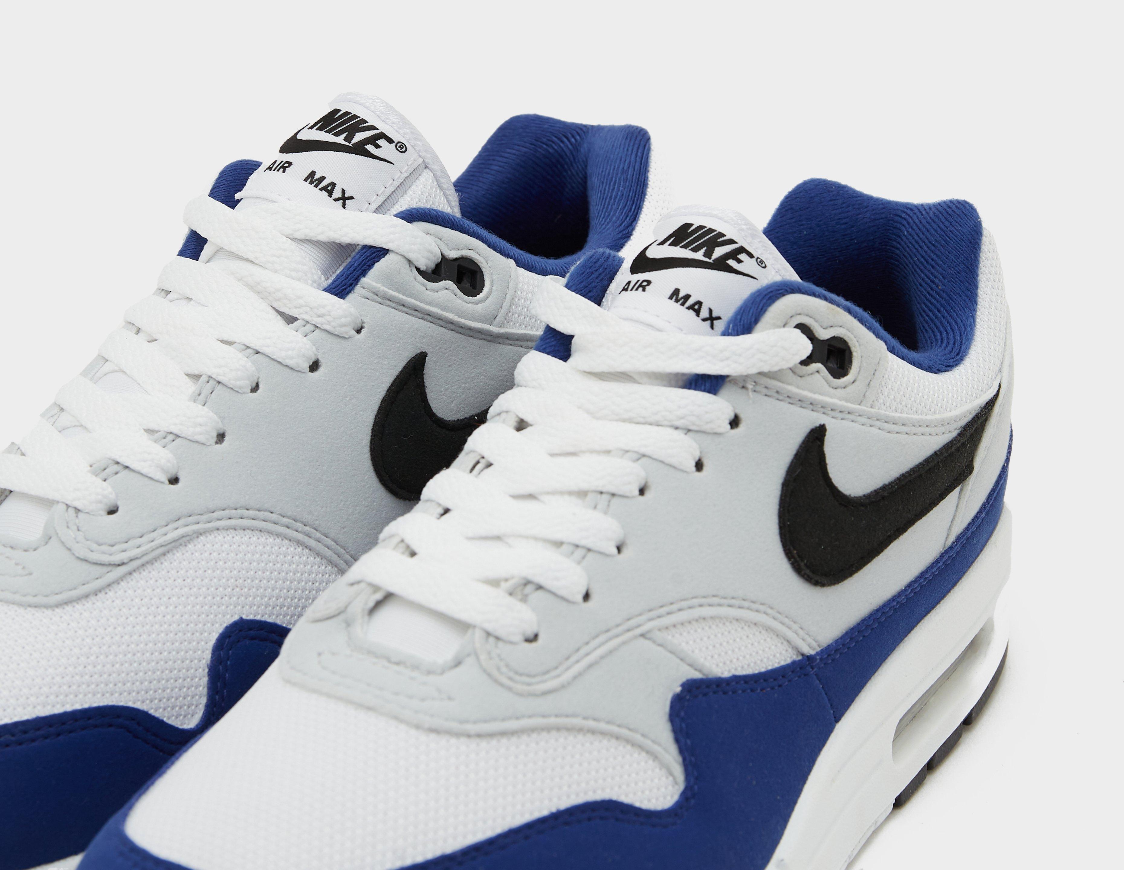 Air max 1 blanche et bleu online