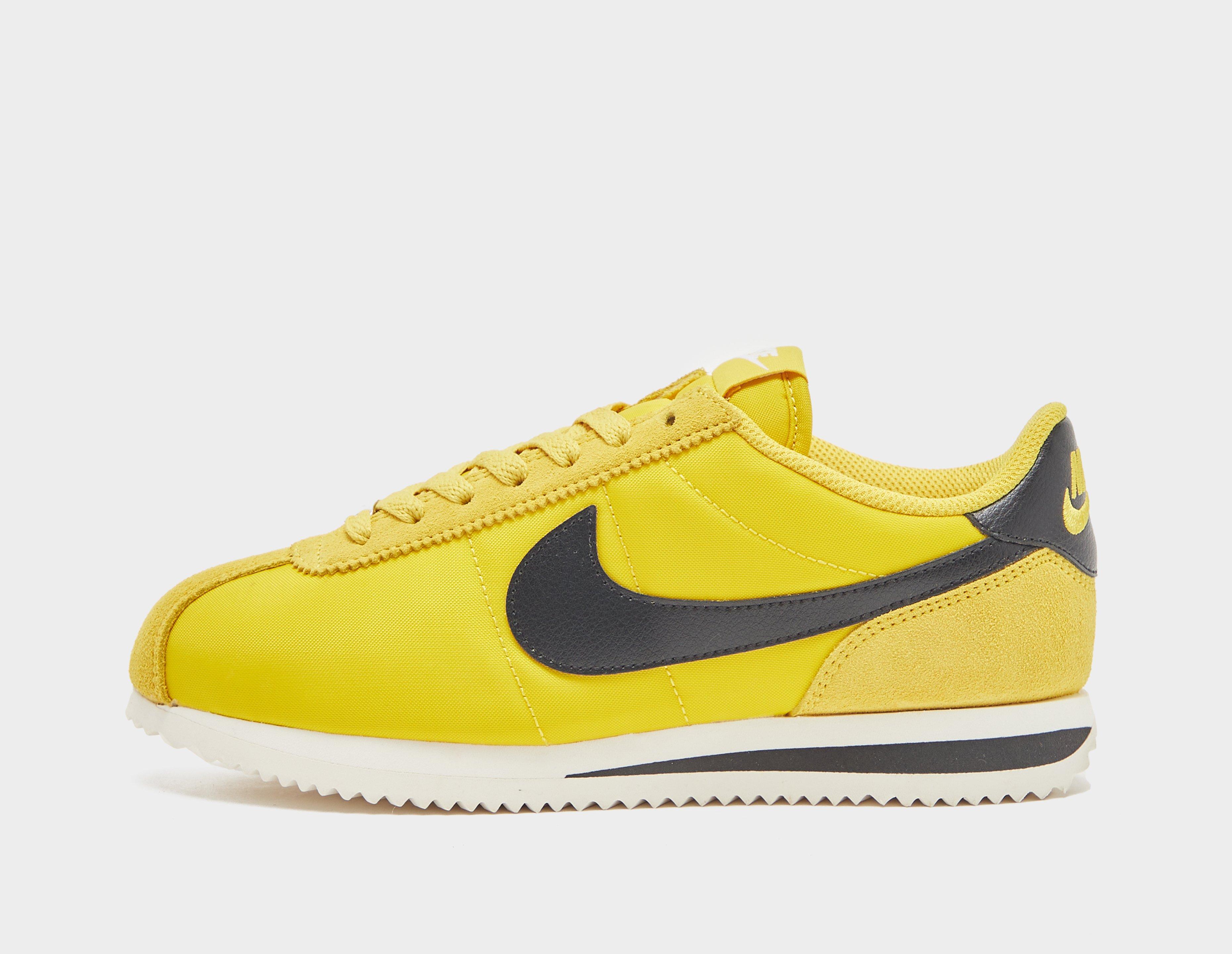 Nike cortez store yellow